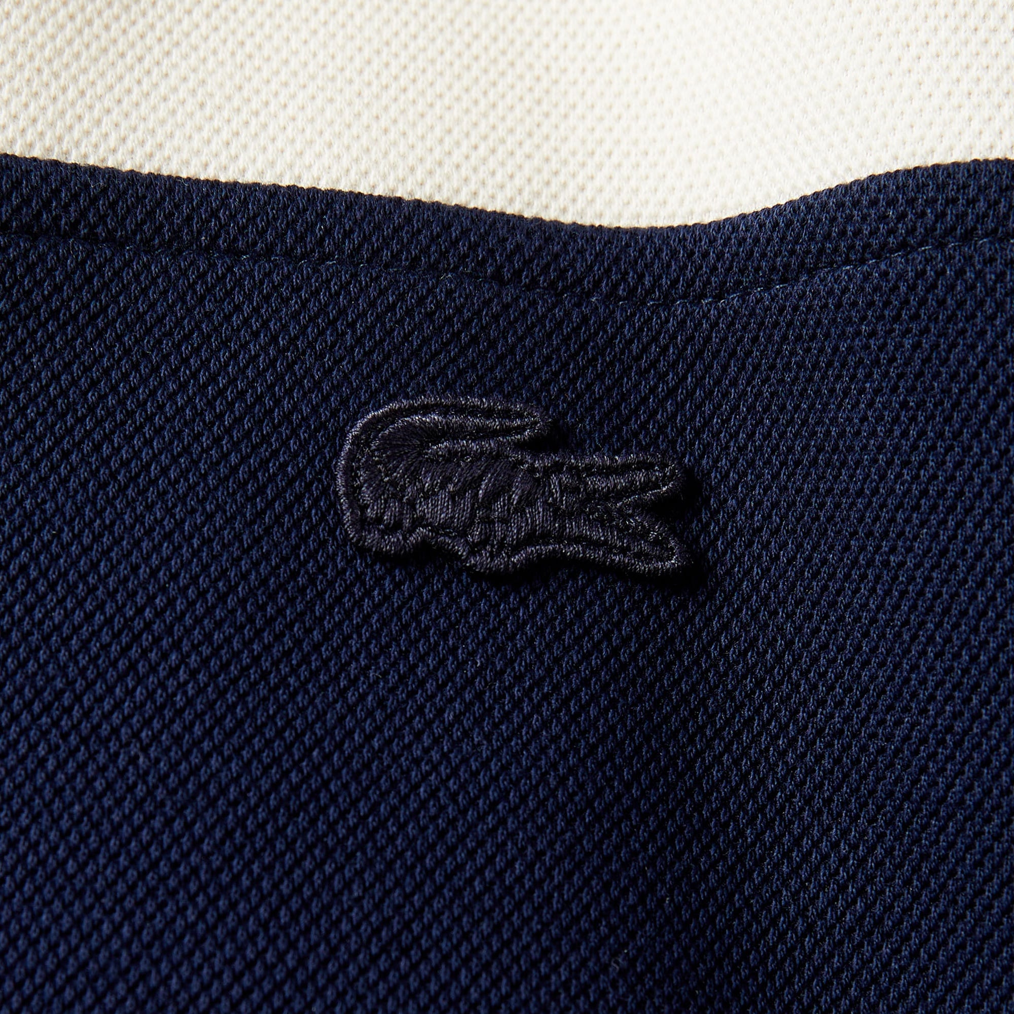 Lacoste Kadın Relaxed Fit Dik Yaka Lacivert Sweatshirt