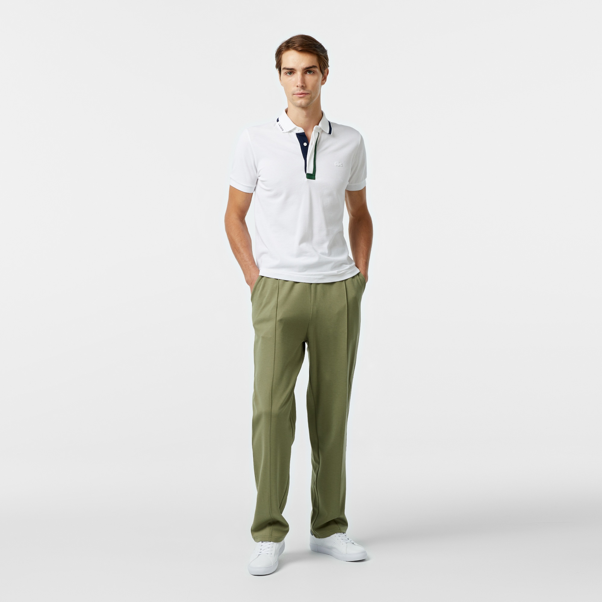 Lacoste Erkek Tapered Fit Chino Haki Pantolon