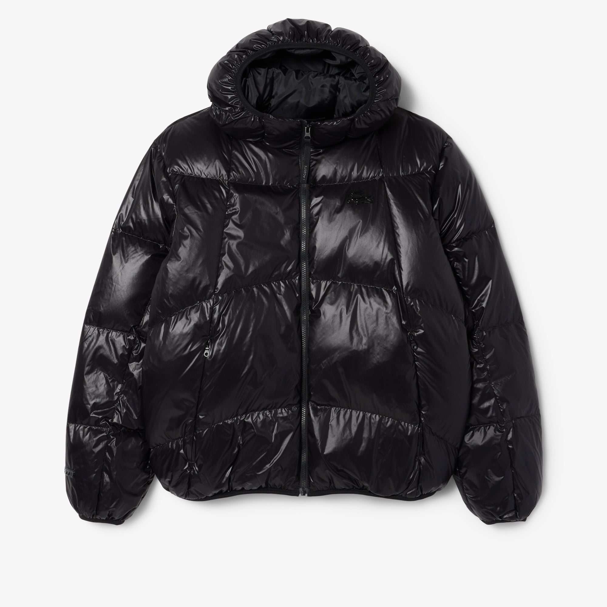 Erkek Relaxed Fit Kapüşonlu Siyah Mont