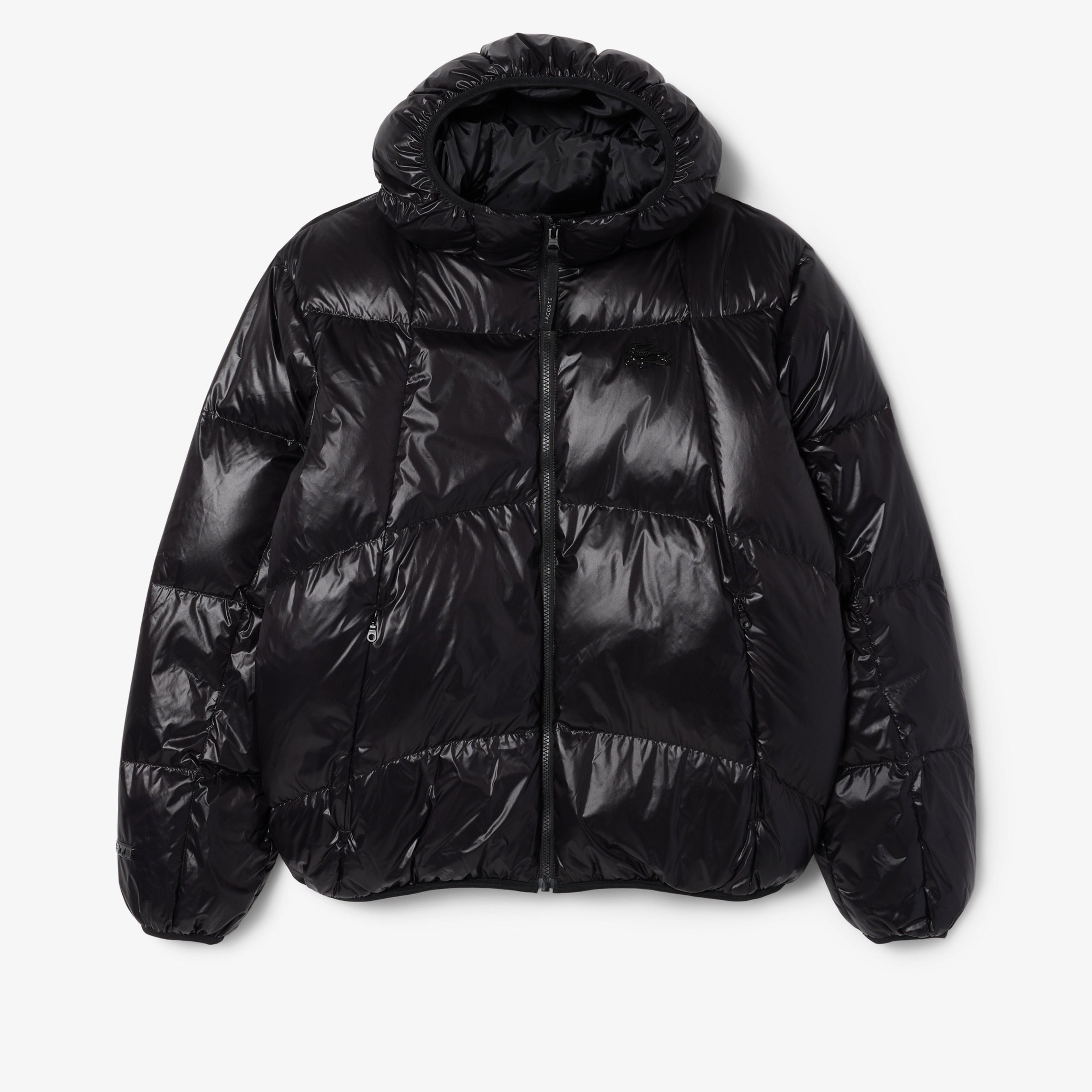 Erkek Relaxed Fit Kapüşonlu Siyah Mont