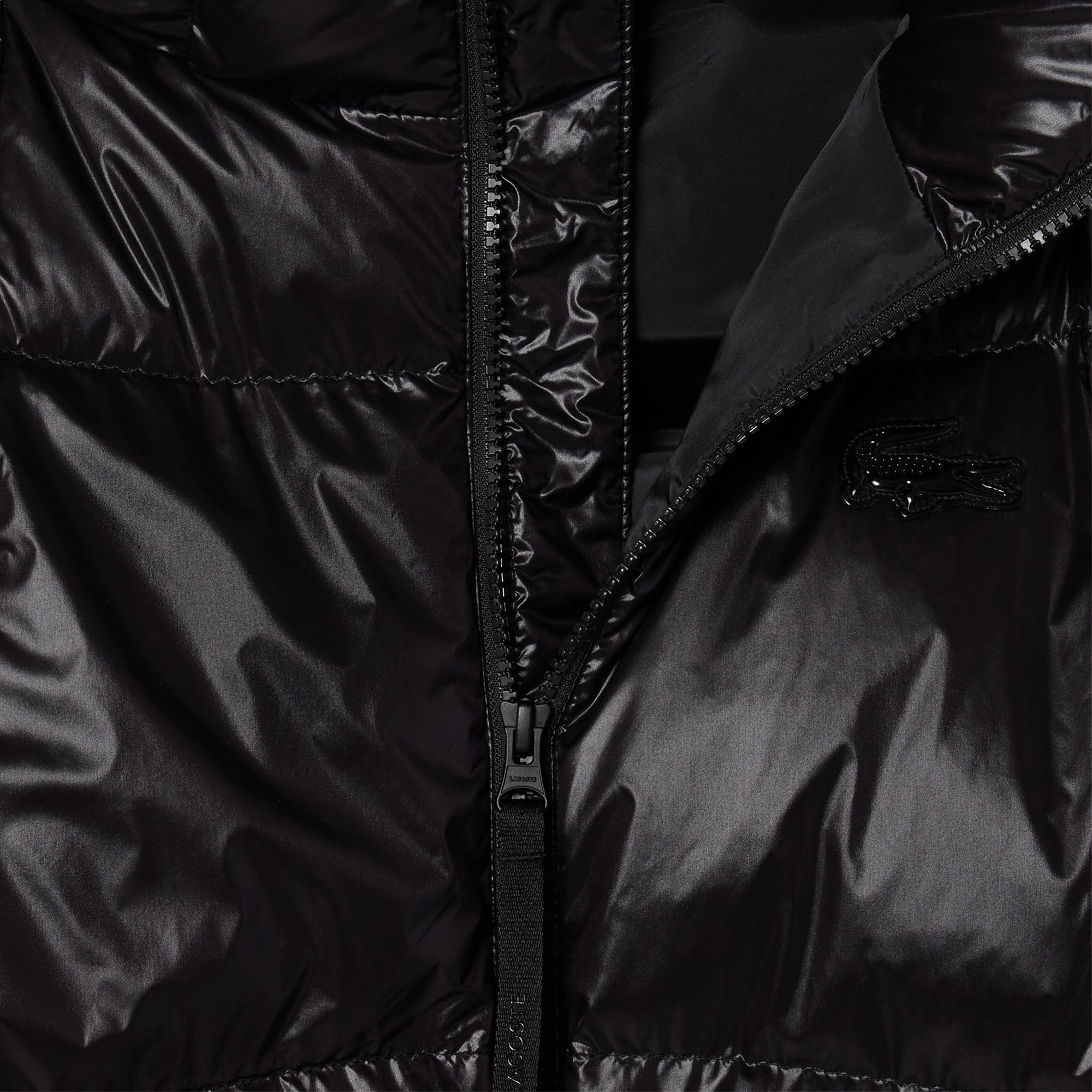 Erkek Relaxed Fit Kapüşonlu Siyah Mont