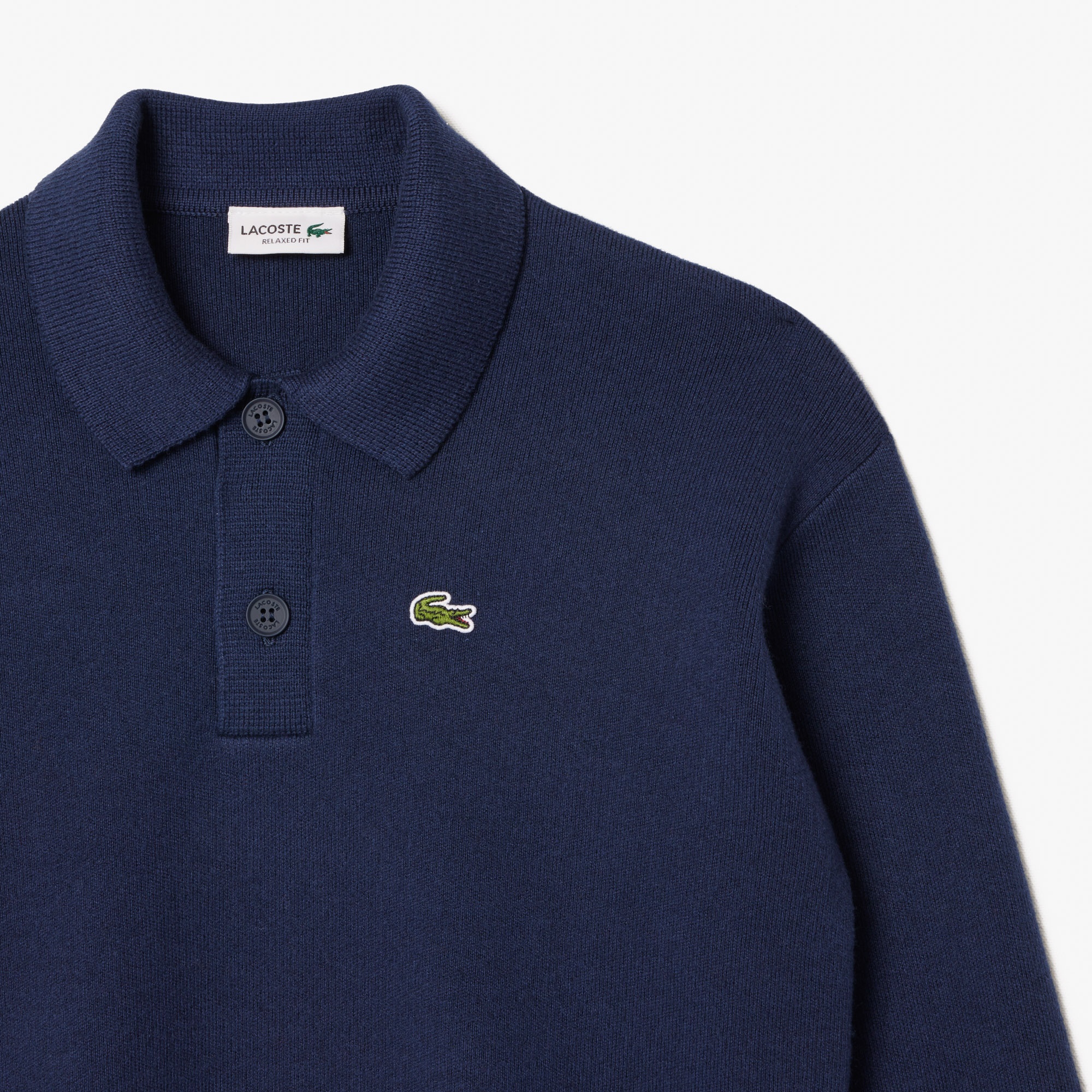 Lacoste Çocuk Polo Yaka Lacivert Kazak