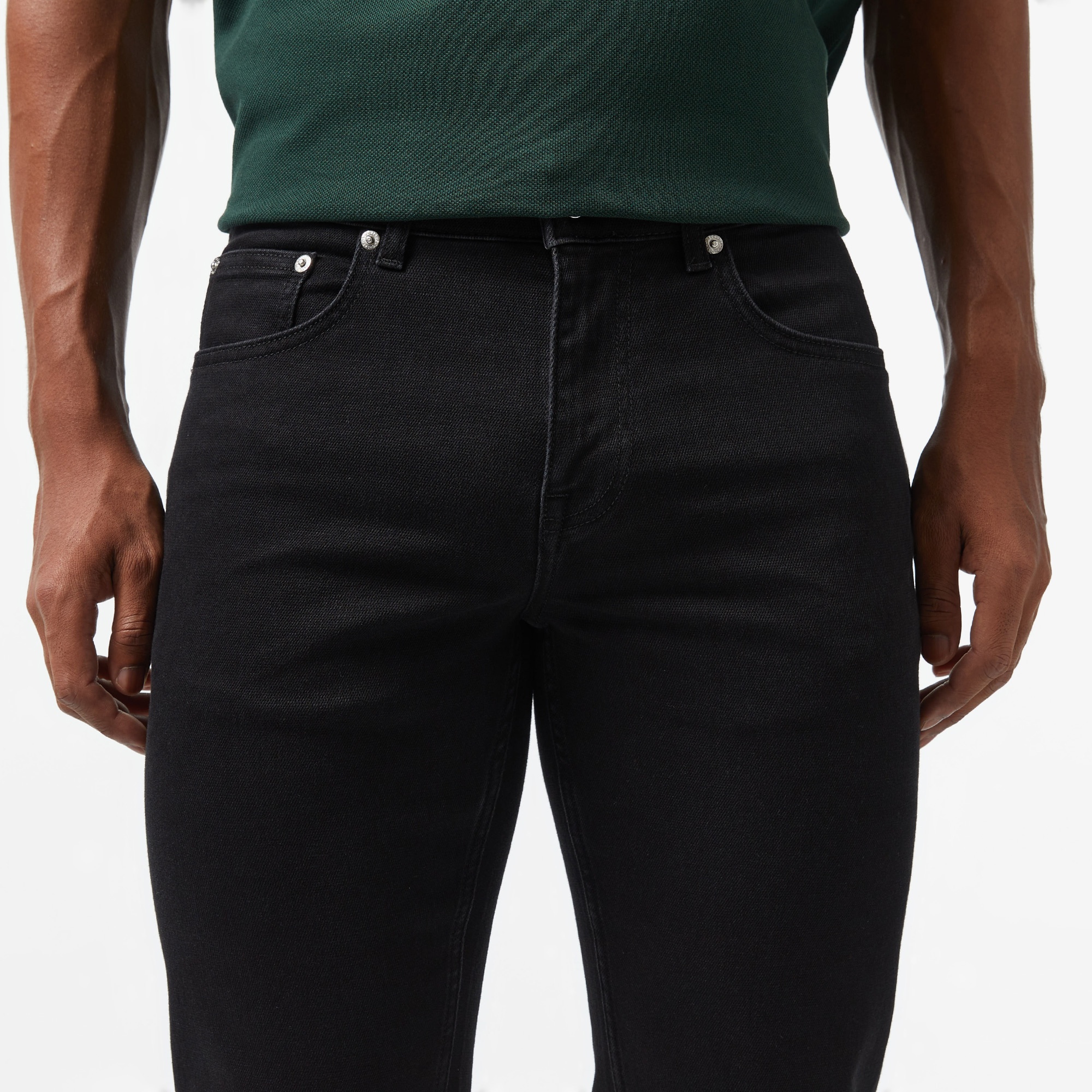 Erkek Slim Fit Siyah Jean Pantolon