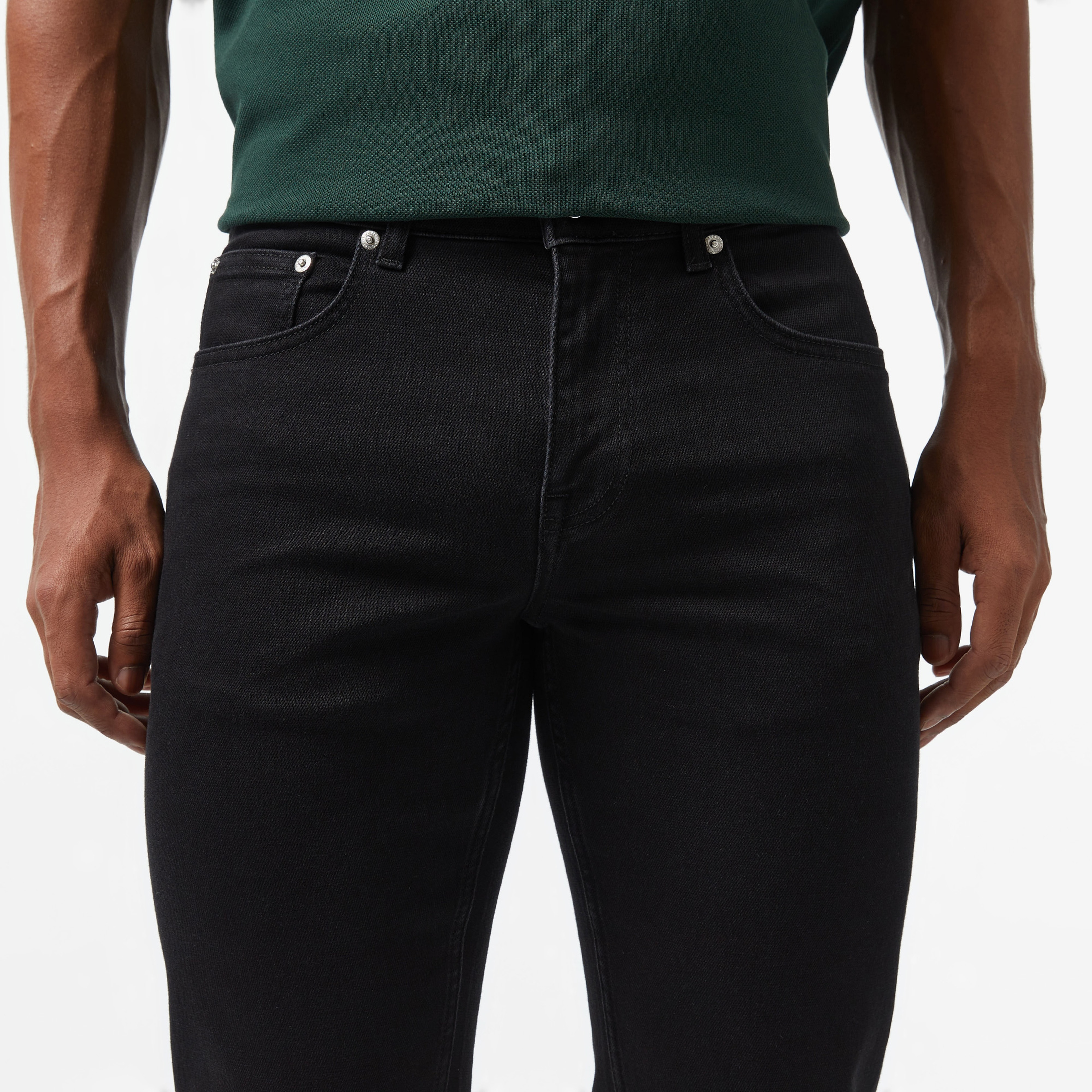 Erkek Slim Fit Siyah Jean Pantolon