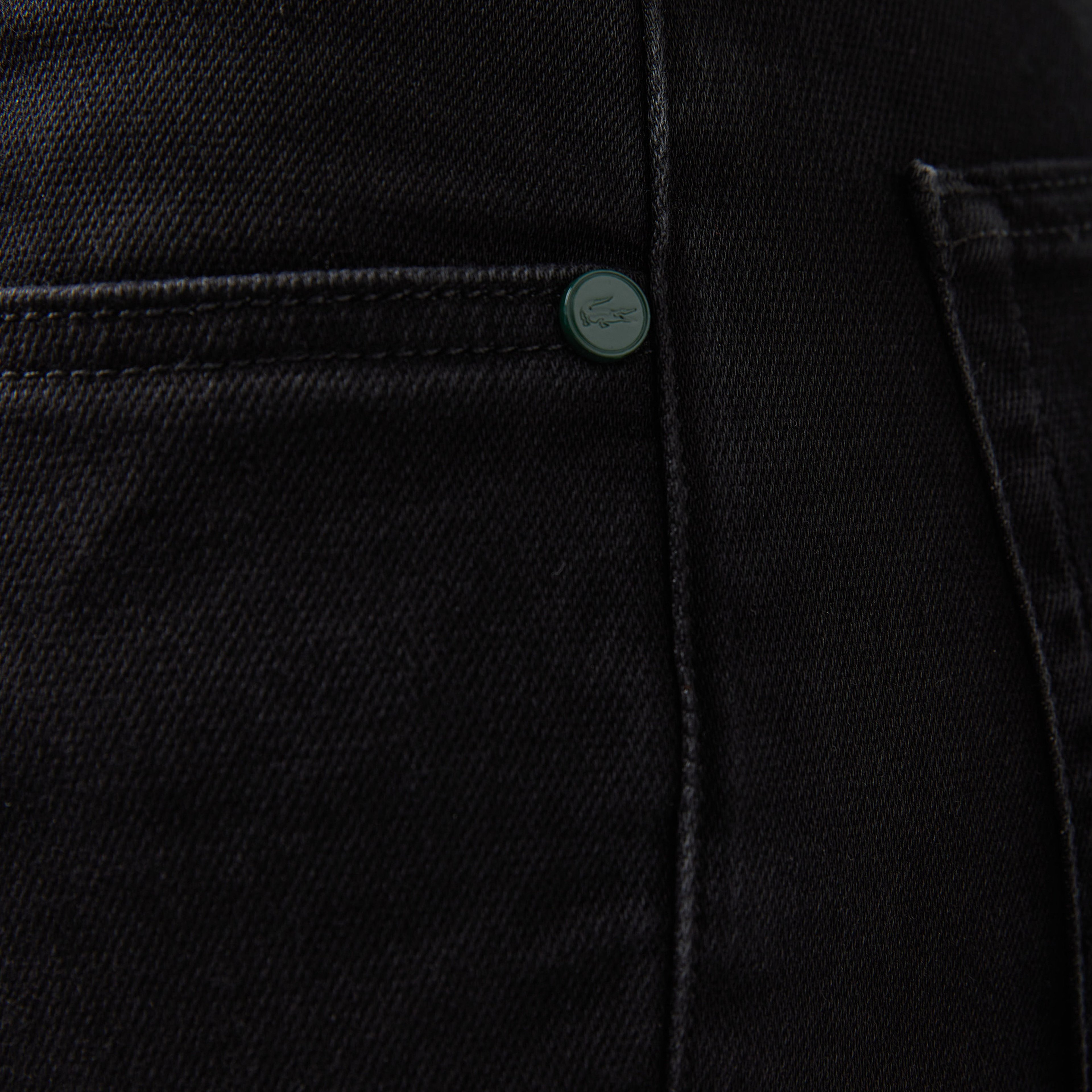 Erkek Slim Fit Siyah Jean Pantolon