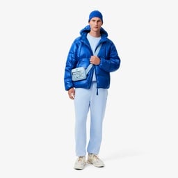 Lacoste Erkek Relaxed Fit Kapüşonlu Mavi Mont Mavi