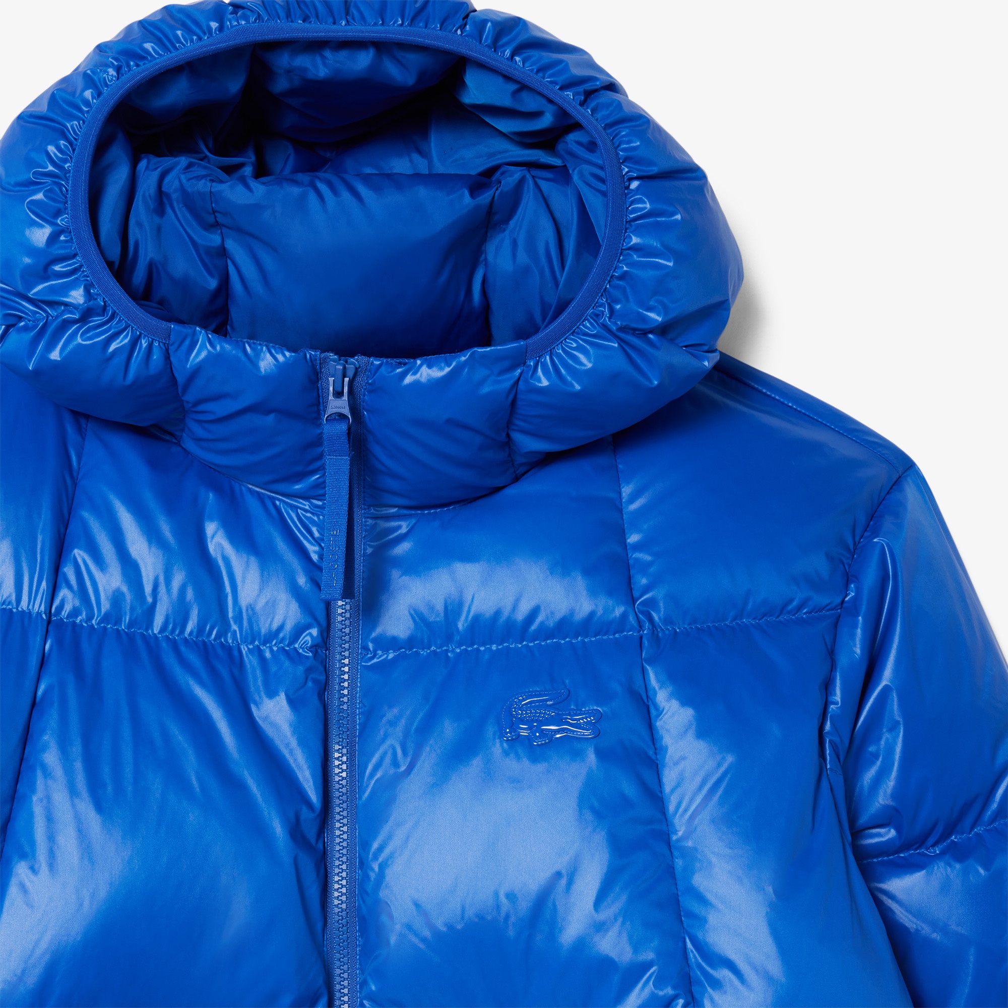 Lacoste Erkek Relaxed Fit Kapüşonlu Mavi Mont