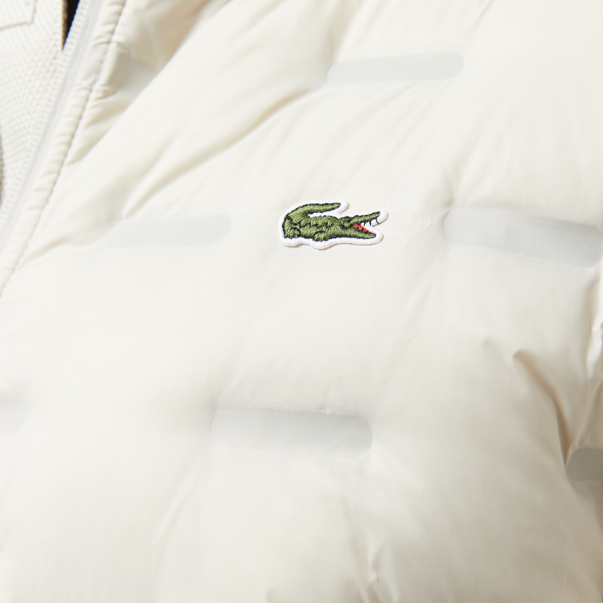 Lacoste Erkek Regular Fit Kapüşonlu Kapitone Gri Mont