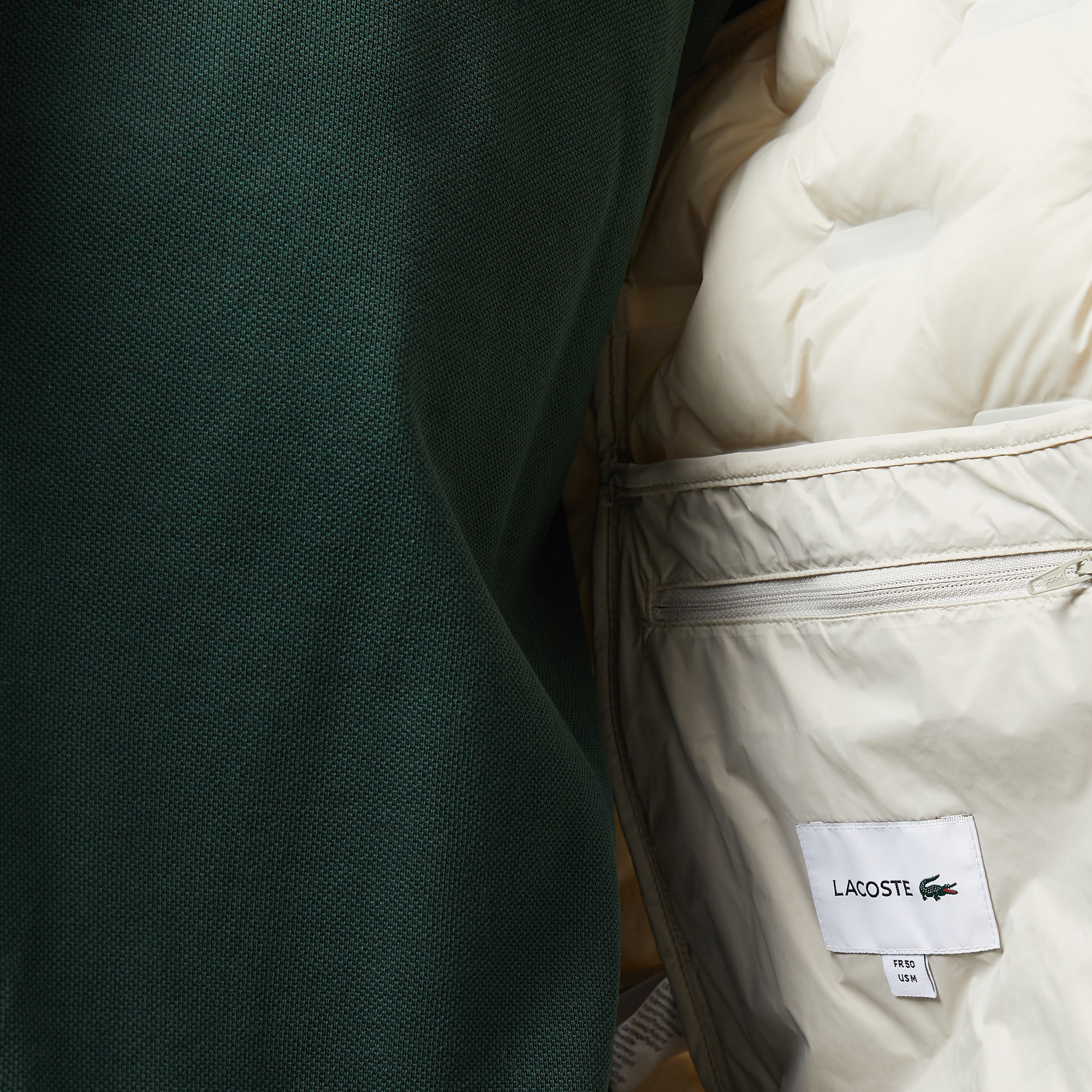 Lacoste Erkek Regular Fit Kapüşonlu Kapitone Gri Mont