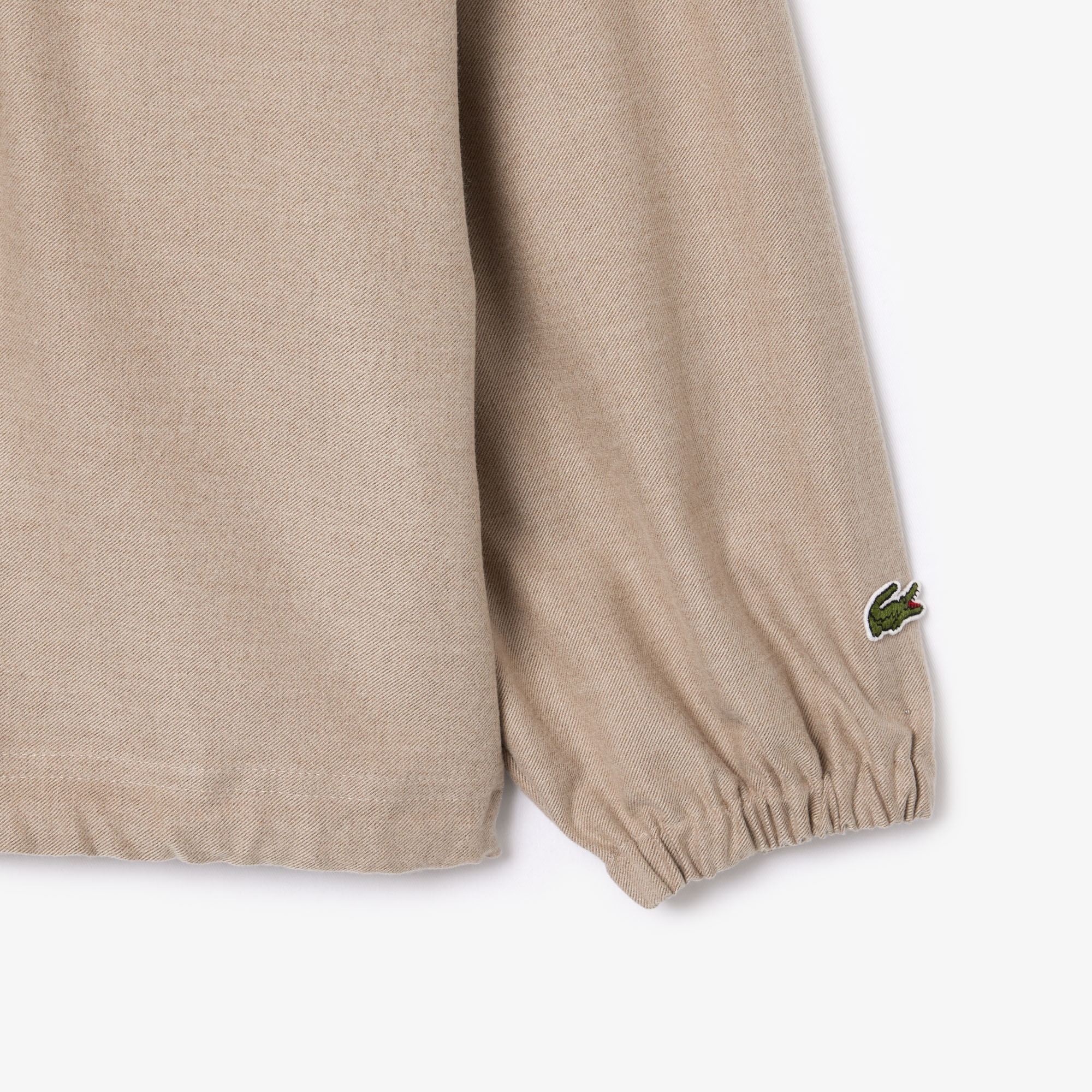 Lacoste Kadın Oversize Fit Kapüşonlu Bej Ceket