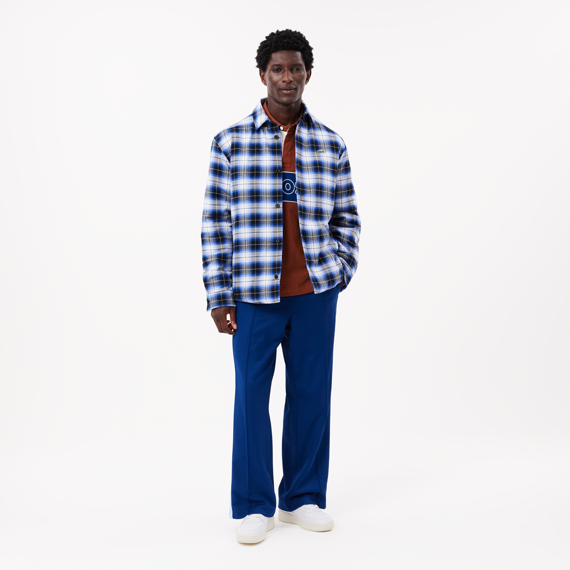 Lacoste L001 Erkek Mid Beyaz Sneaker