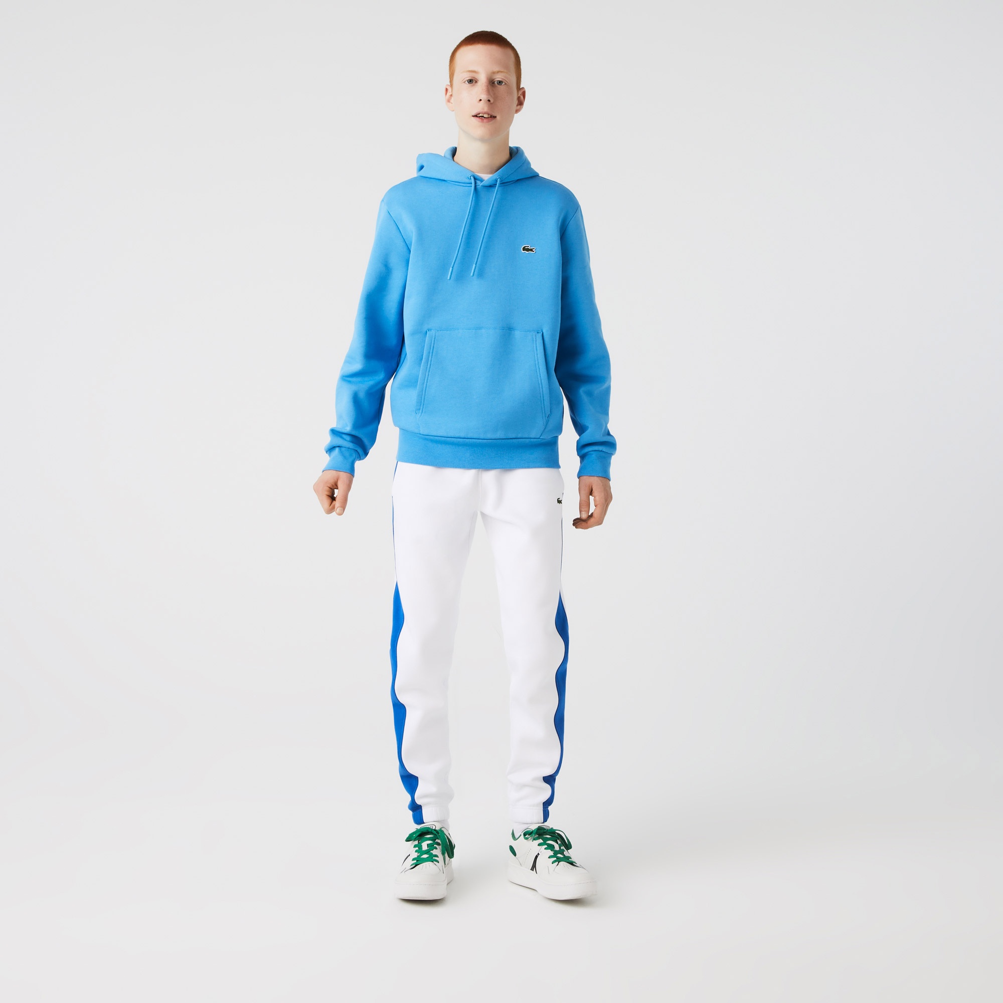 Lacoste Erkek Classic Fit Kapüşonlu Mavi Sweatshirt