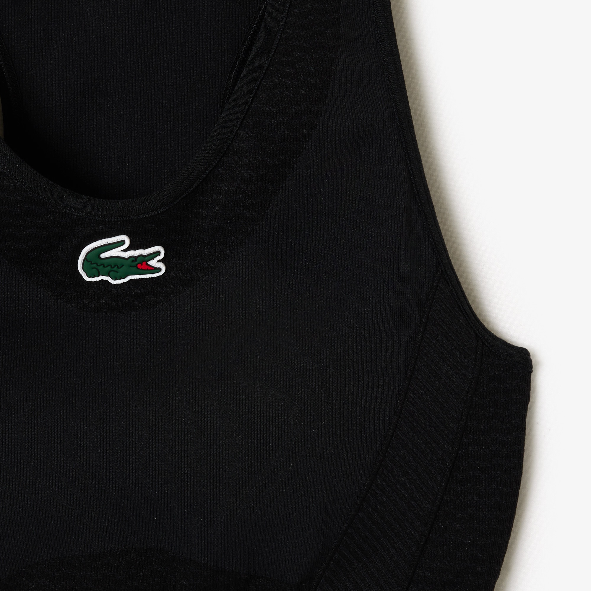 Lacoste Active Kadın Slim Fit Kolsuz Siyah Bra