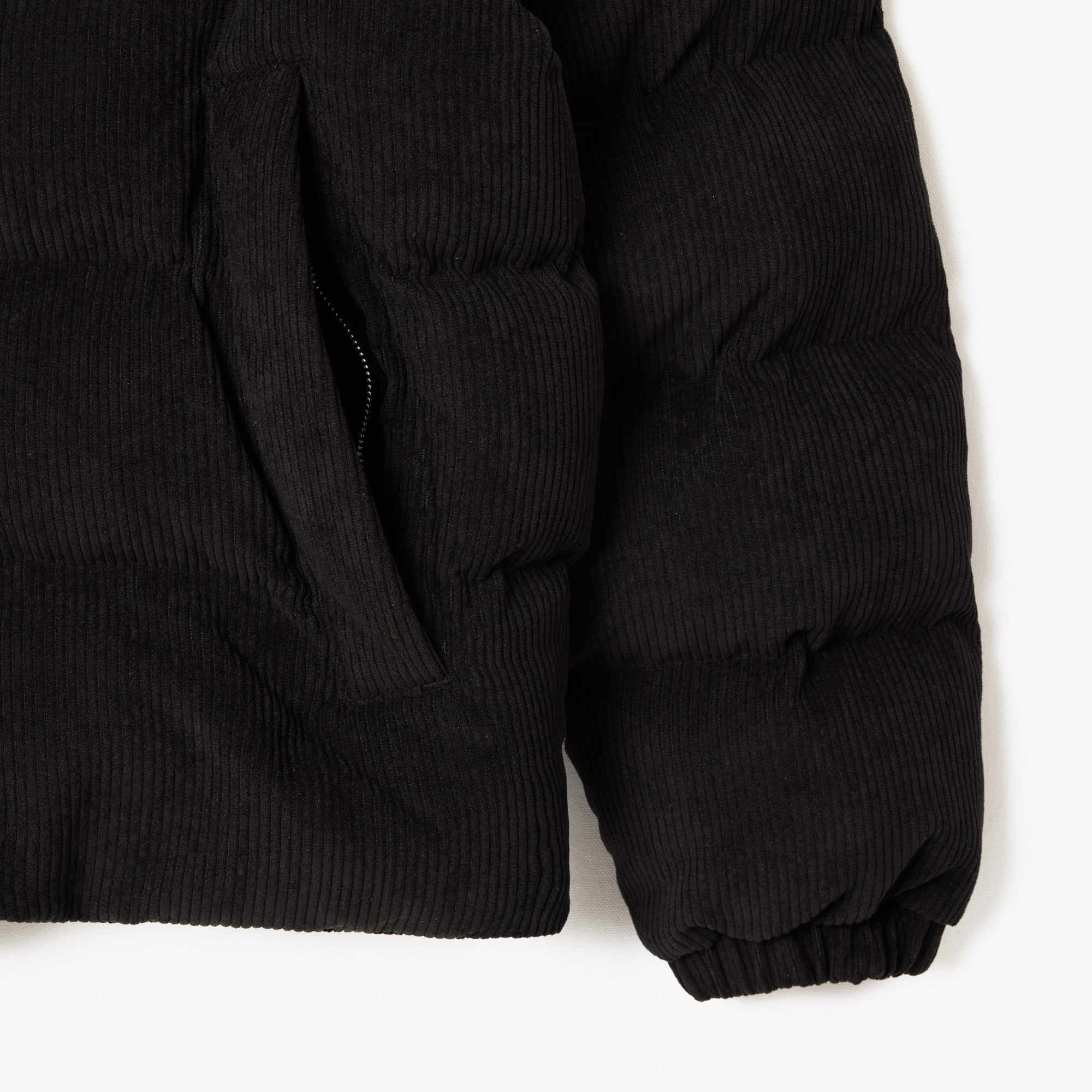 Lacoste Erkek Relaxed Fit Dik Yaka Siyah Şişme Mont