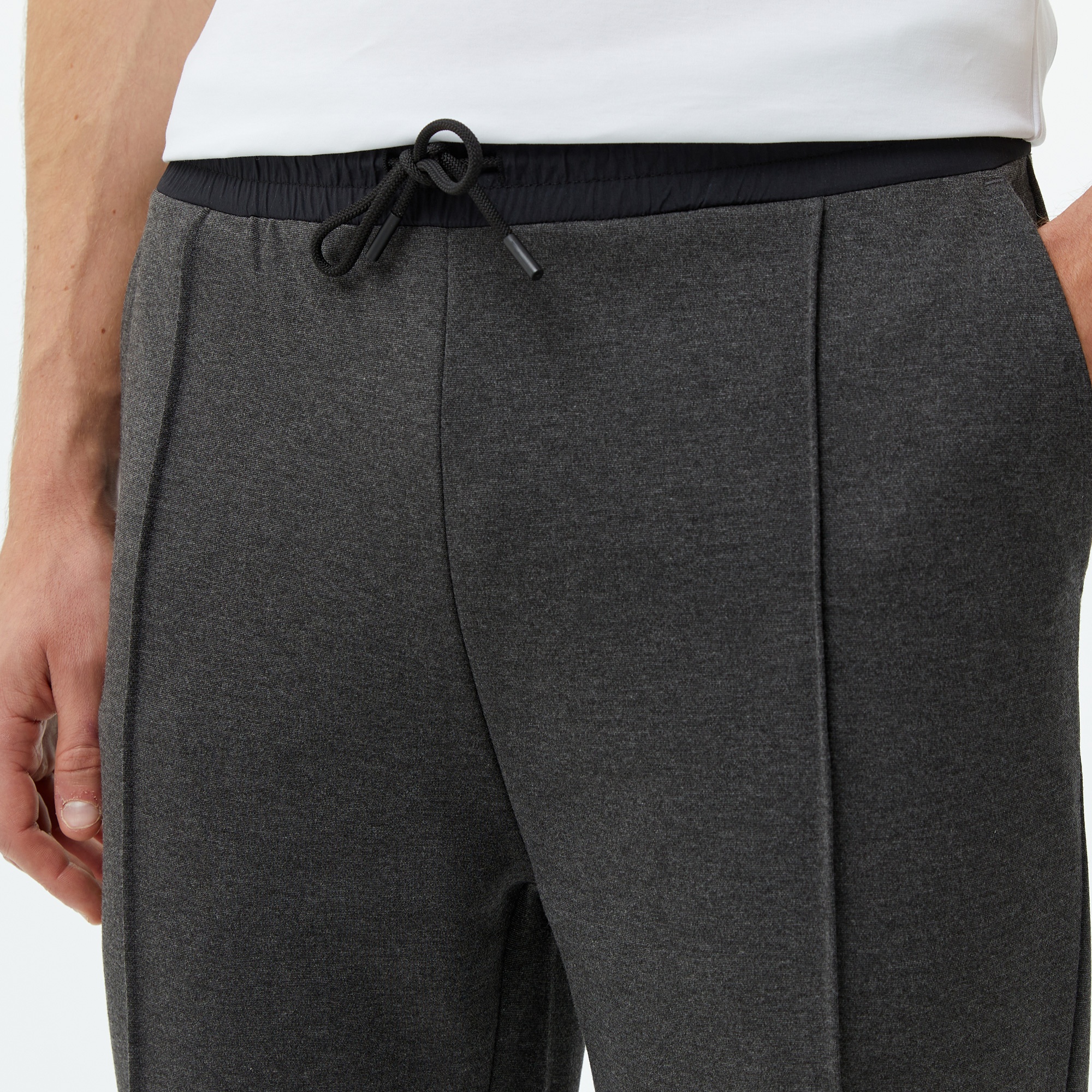 Lacoste Erkek Tapered Fit Chino Gri Pantolon