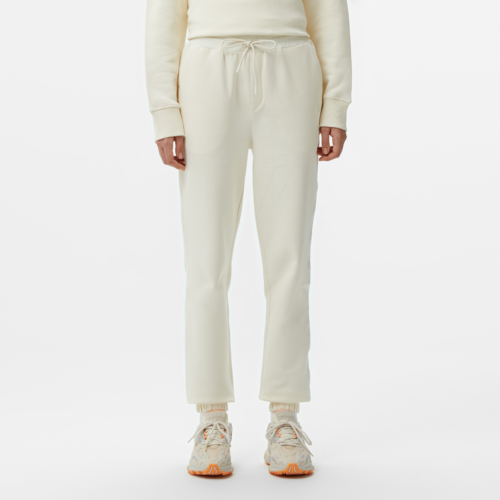 Lacoste Kadın Jogger Beyaz Pantolon