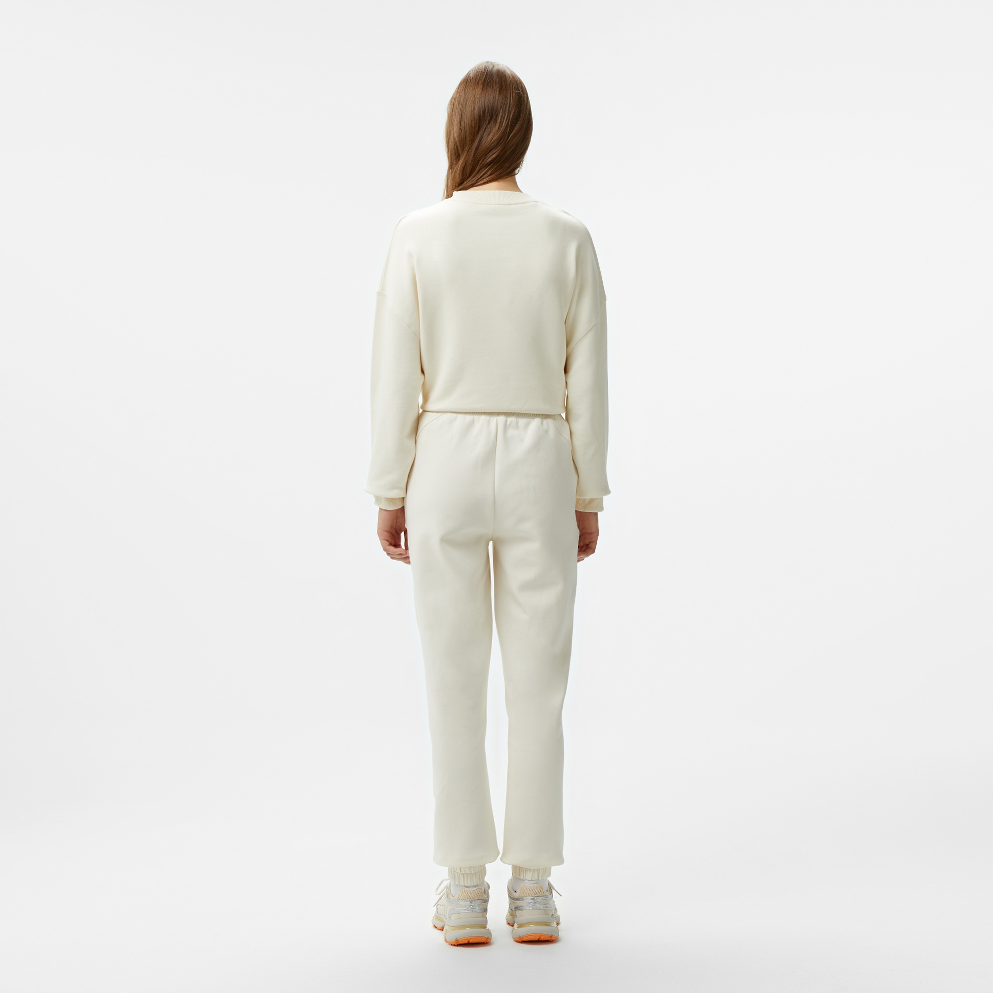 Lacoste Kadın Jogger Beyaz Pantolon