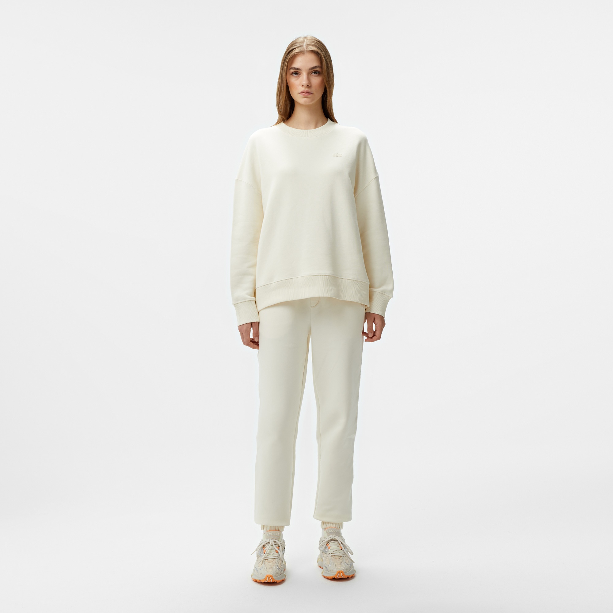 Lacoste Kadın Jogger Beyaz Pantolon