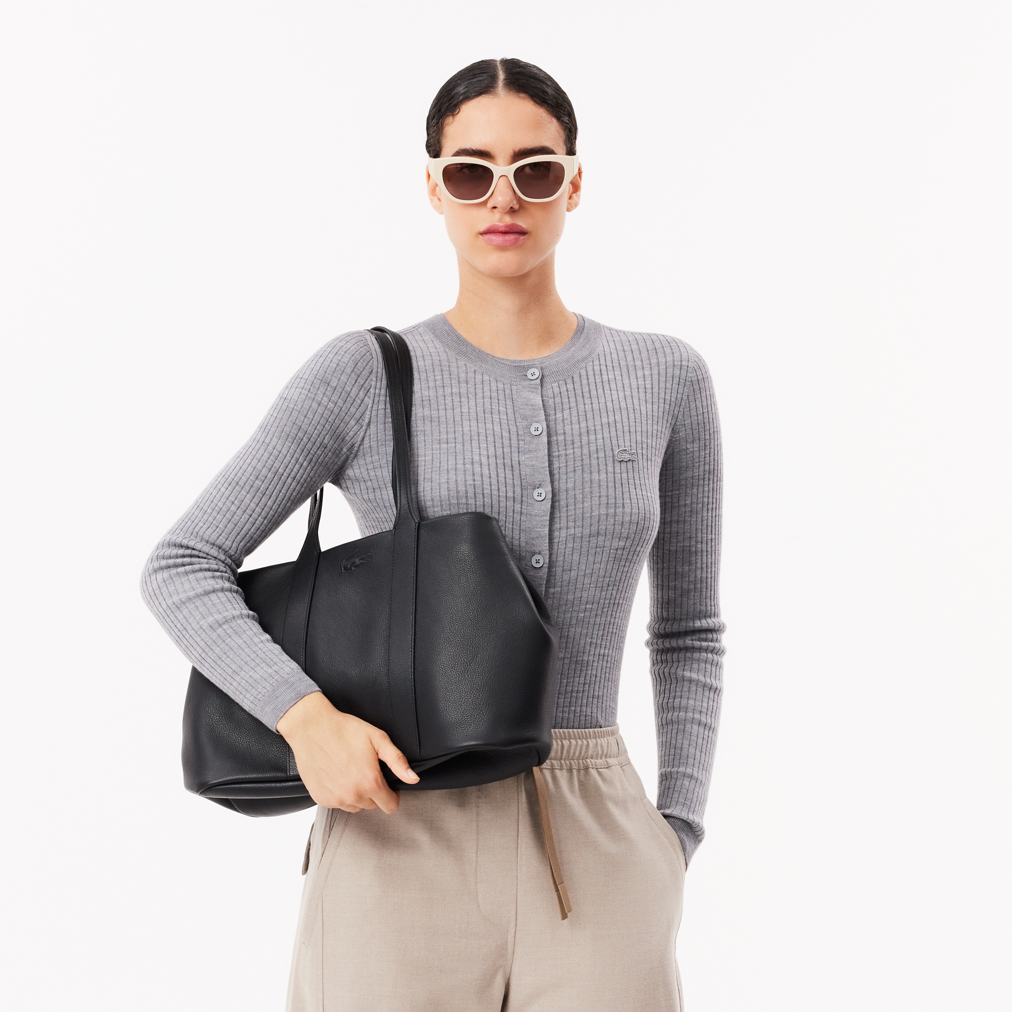 Lacoste Kadın Siyah Omuz Çantası