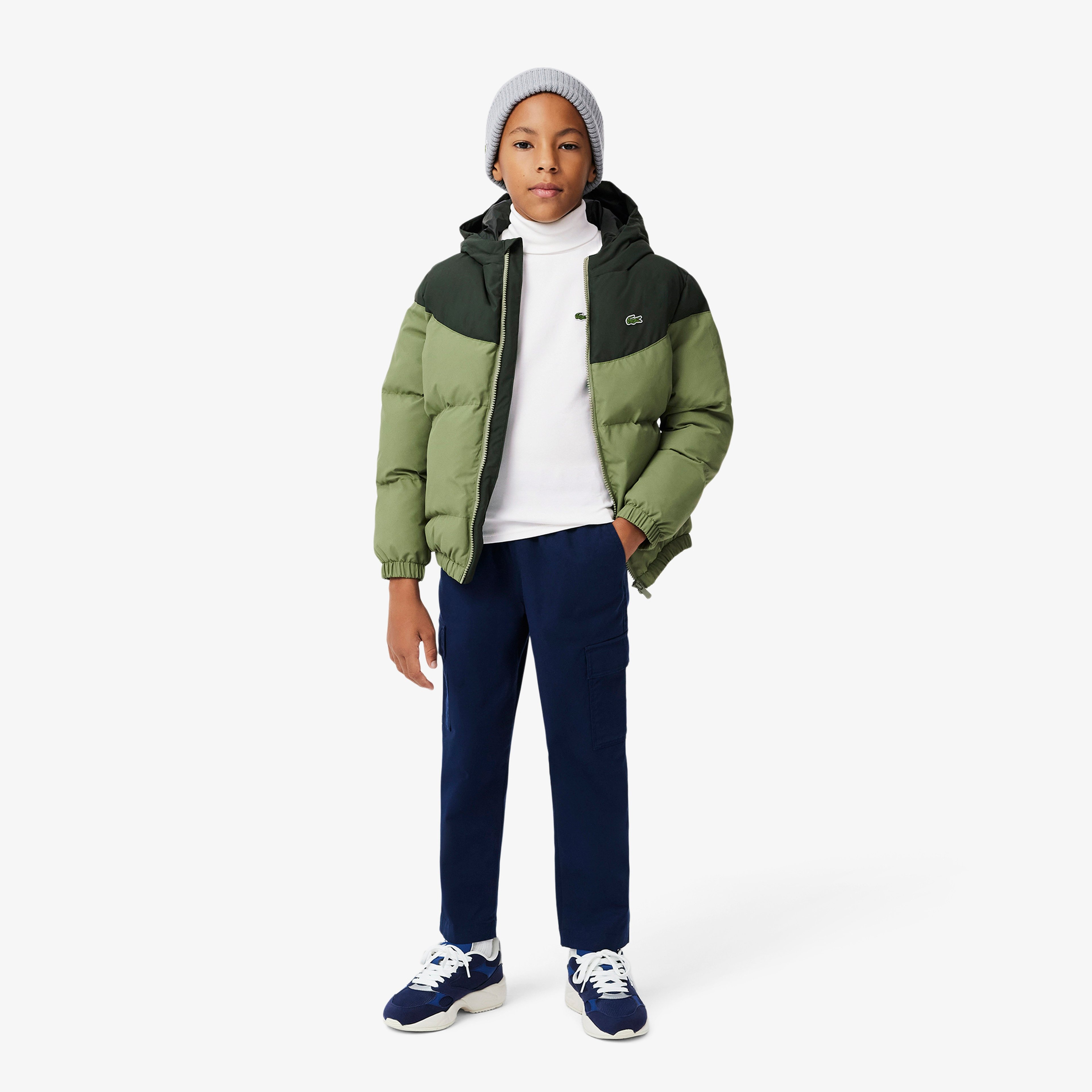 Çocuk Uzun Kollu Boğazlı Yaka Beyaz T-Shirt