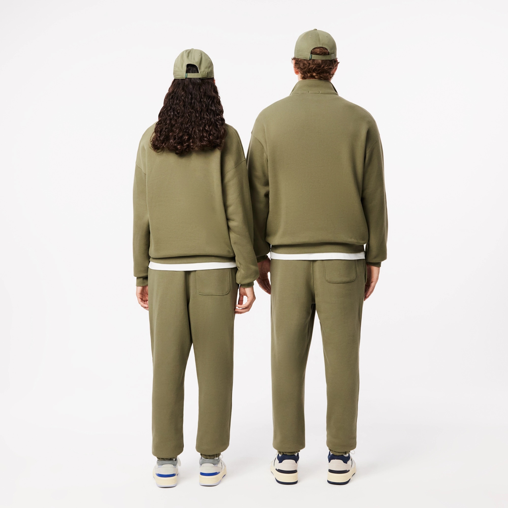 Lacoste Unisex Relaxed Fit Organik Pamuk Haki Eşofman Altı