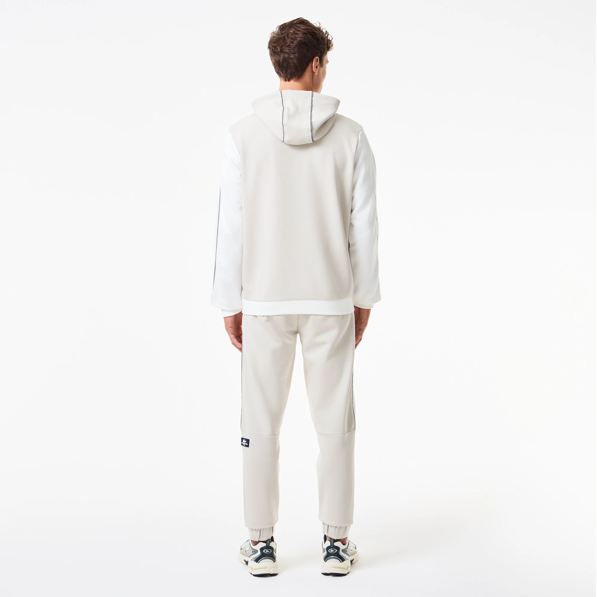 Lacoste Erkek Slim Fit Kapüşonlu Gri Sweatshirt