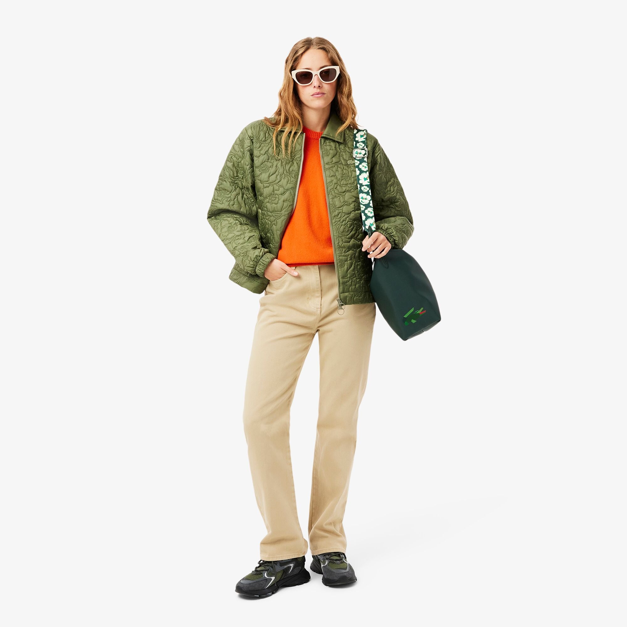 Lacoste Holiday Kadın Koyu Yeşil Omuz Çantası