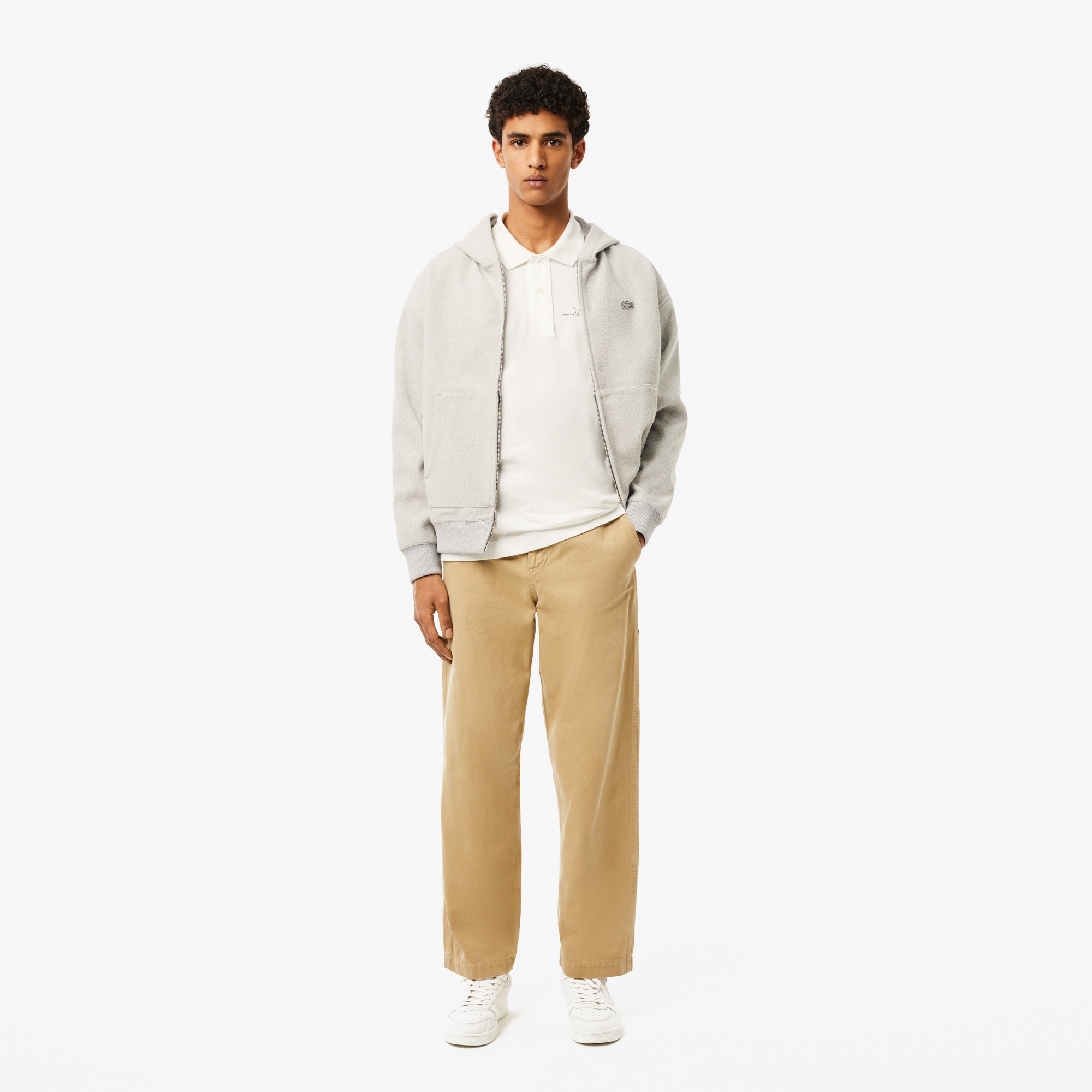 Lacoste Erkek Classic Fit Beyaz Polo