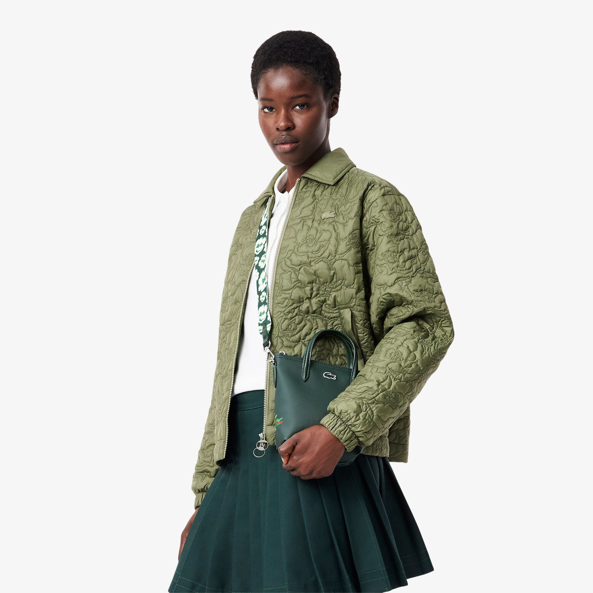 Lacoste Holiday Kadın Koyu Yeşil Omuz Çantası NF4795HN-Q05 | Lacoste