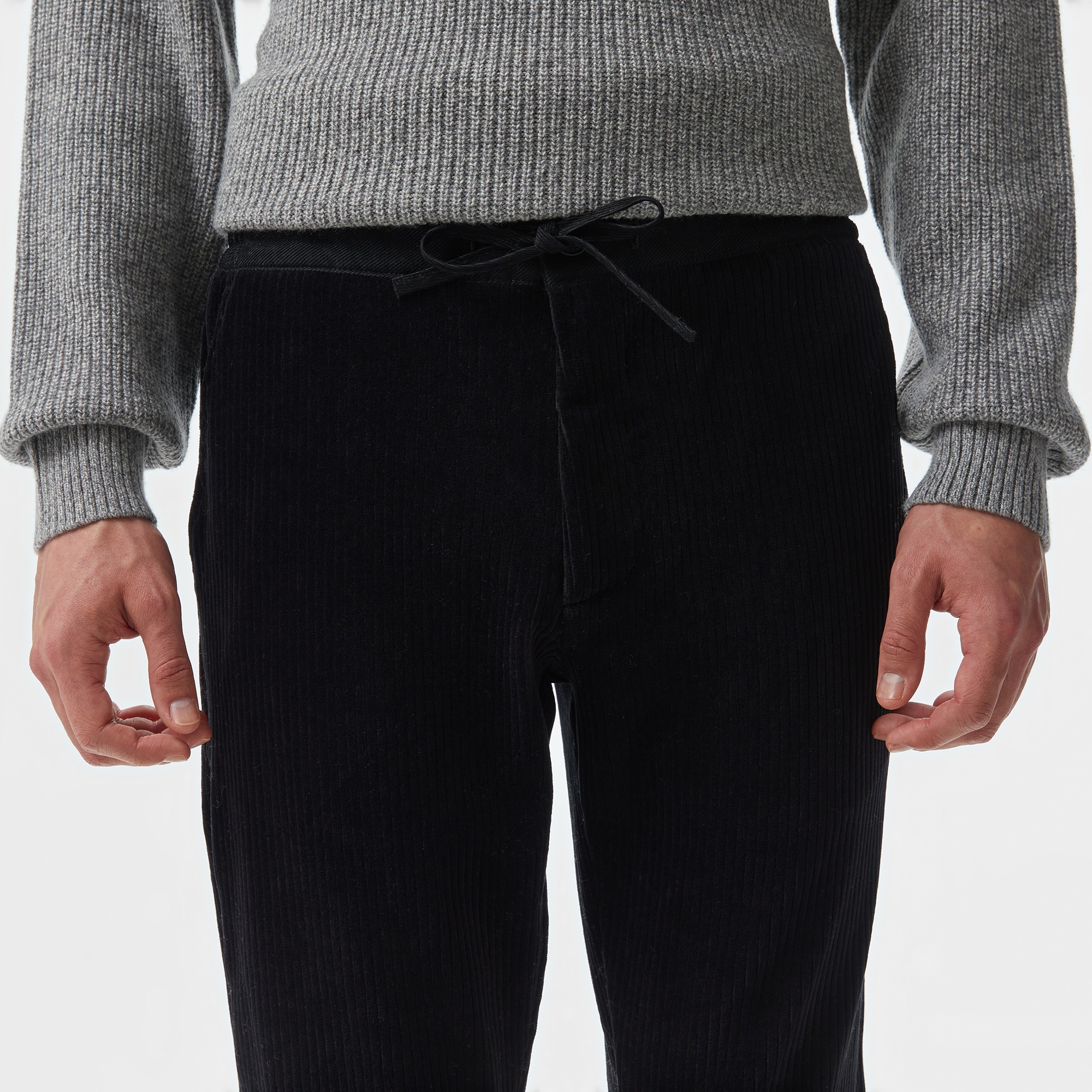 Lacoste Erkek Tapered Fit Chino Siyah Pantolon