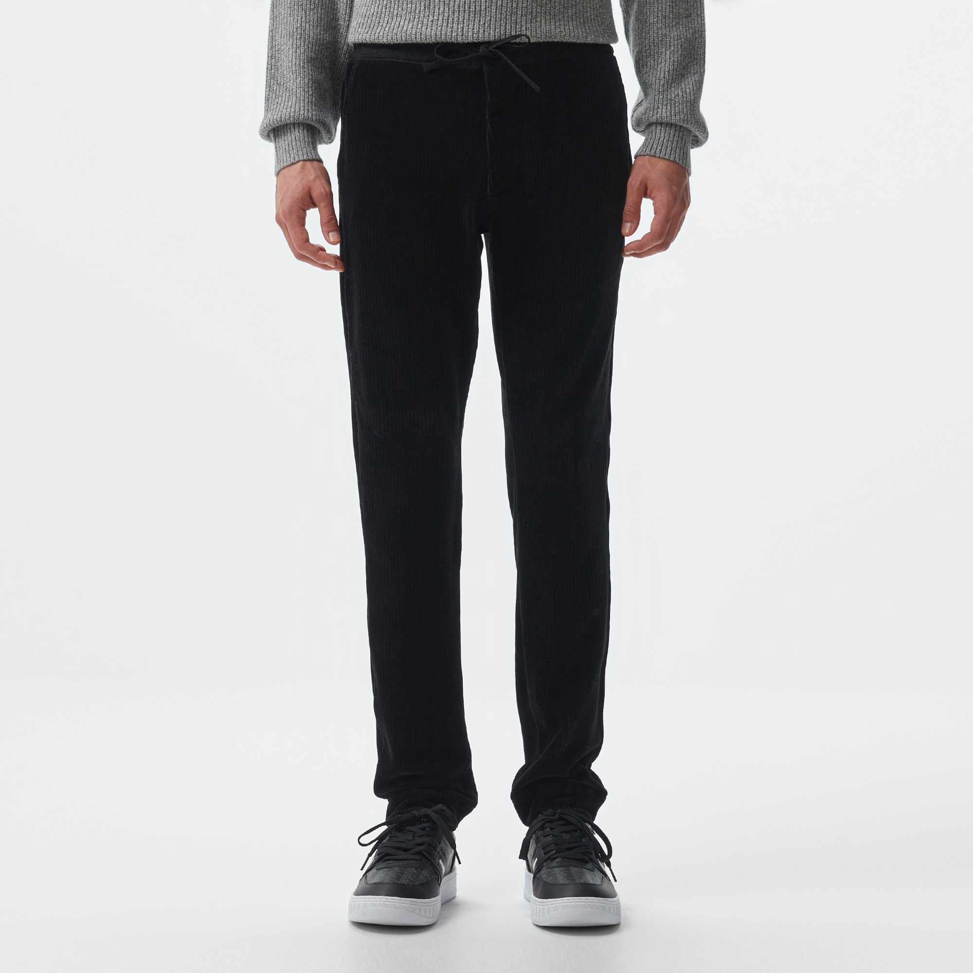 Lacoste Erkek Tapered Fit Chino Siyah Pantolon