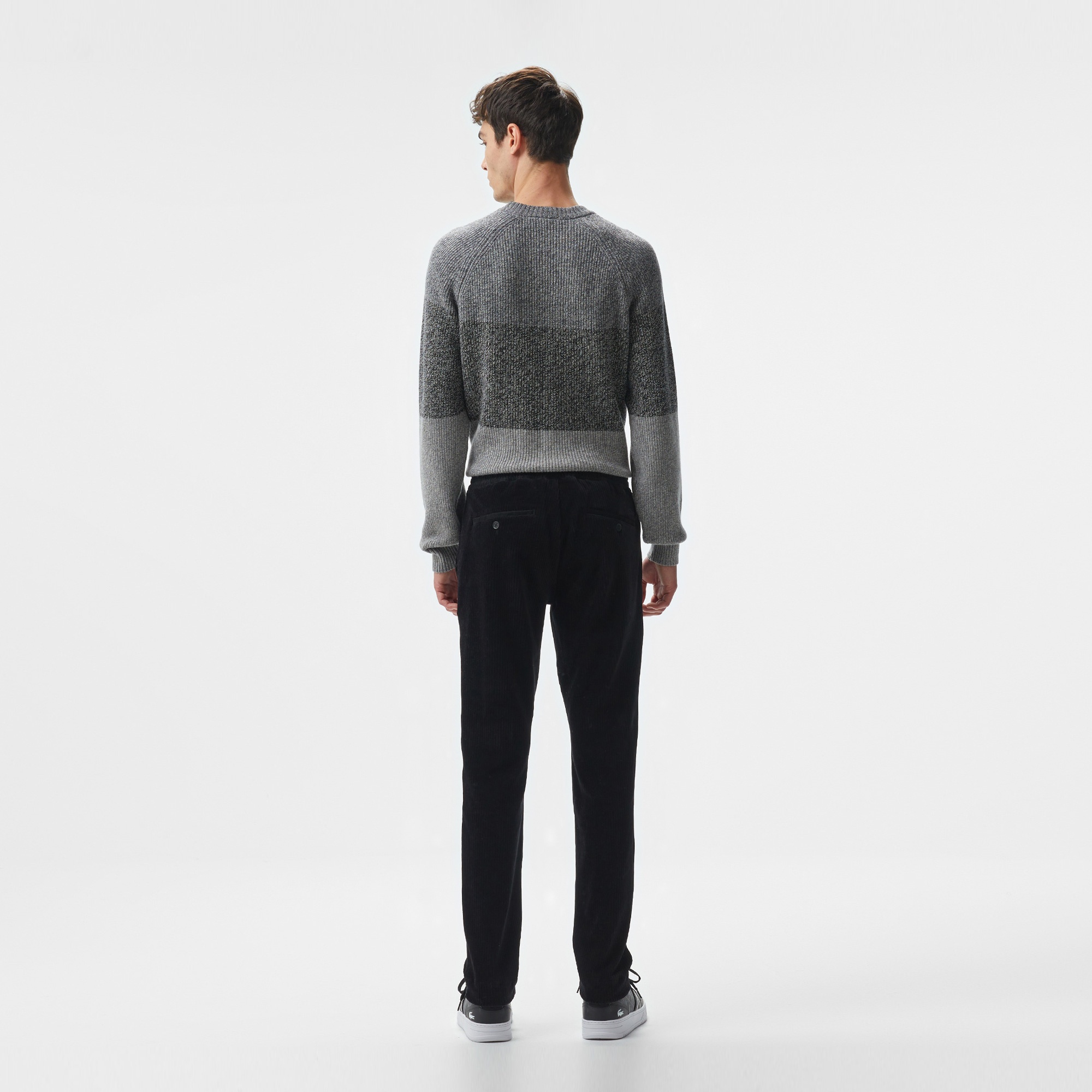 Lacoste Erkek Tapered Fit Chino Siyah Pantolon