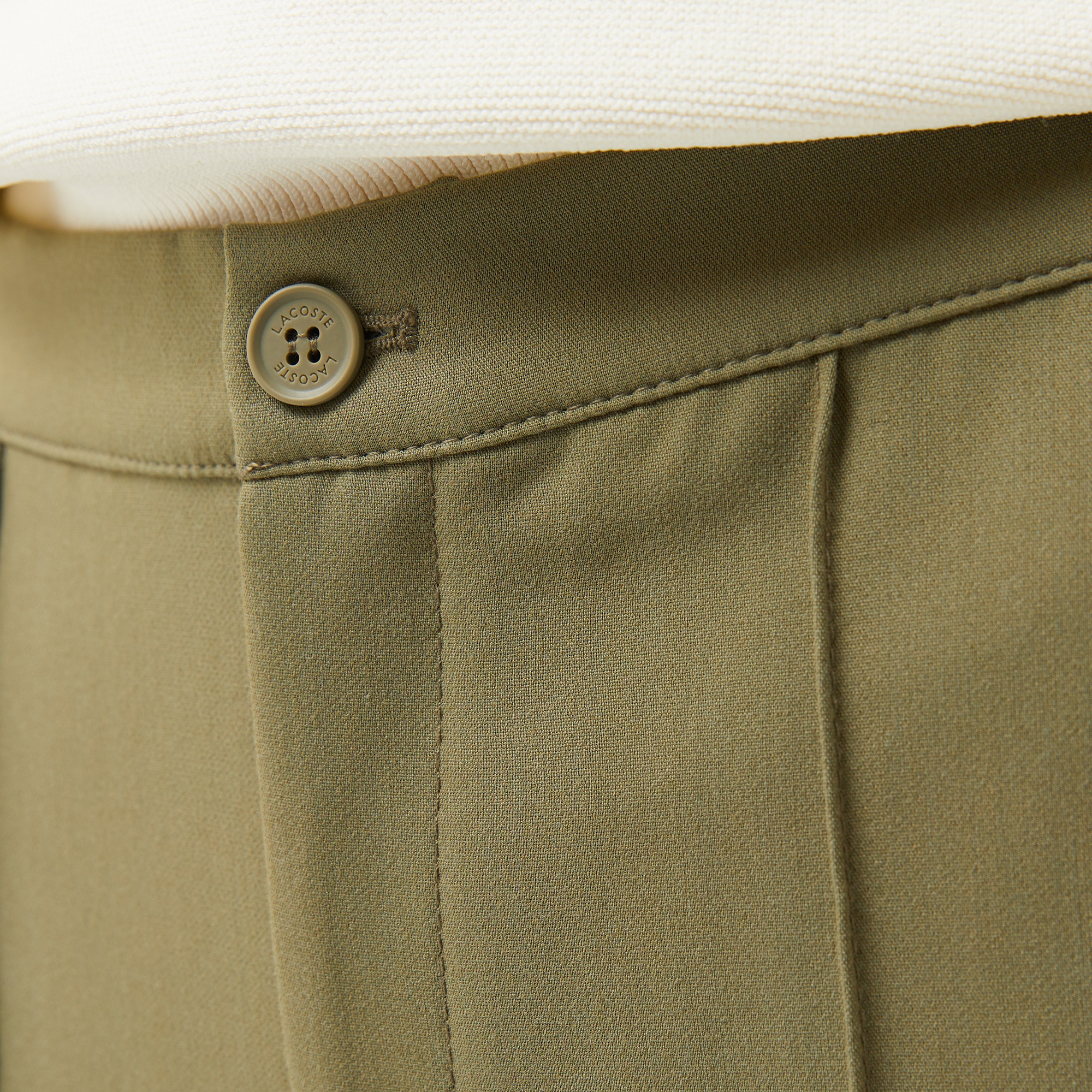 Lacoste Kadın Regular Fit Haki Pantolon