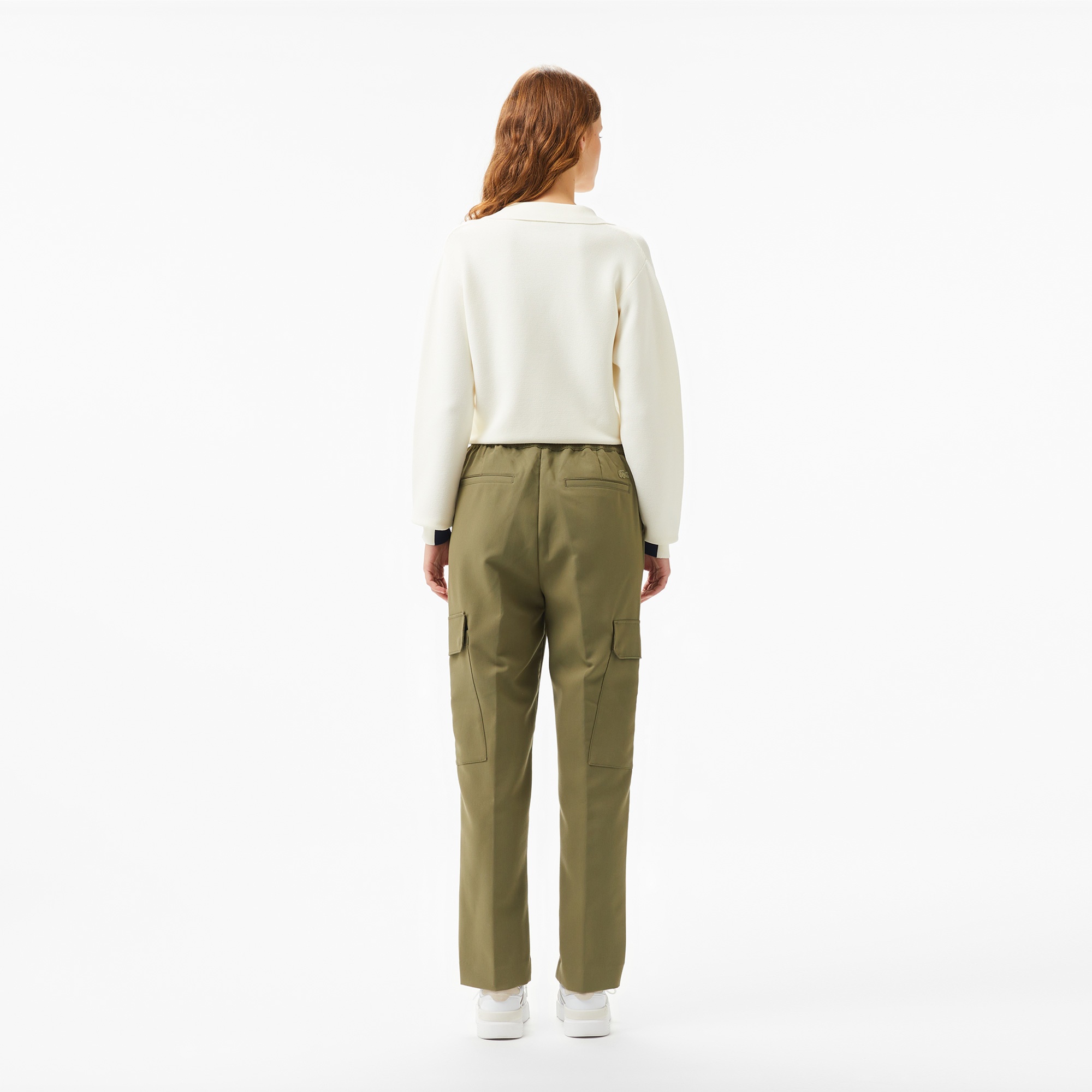 Lacoste Kadın Regular Fit Haki Pantolon