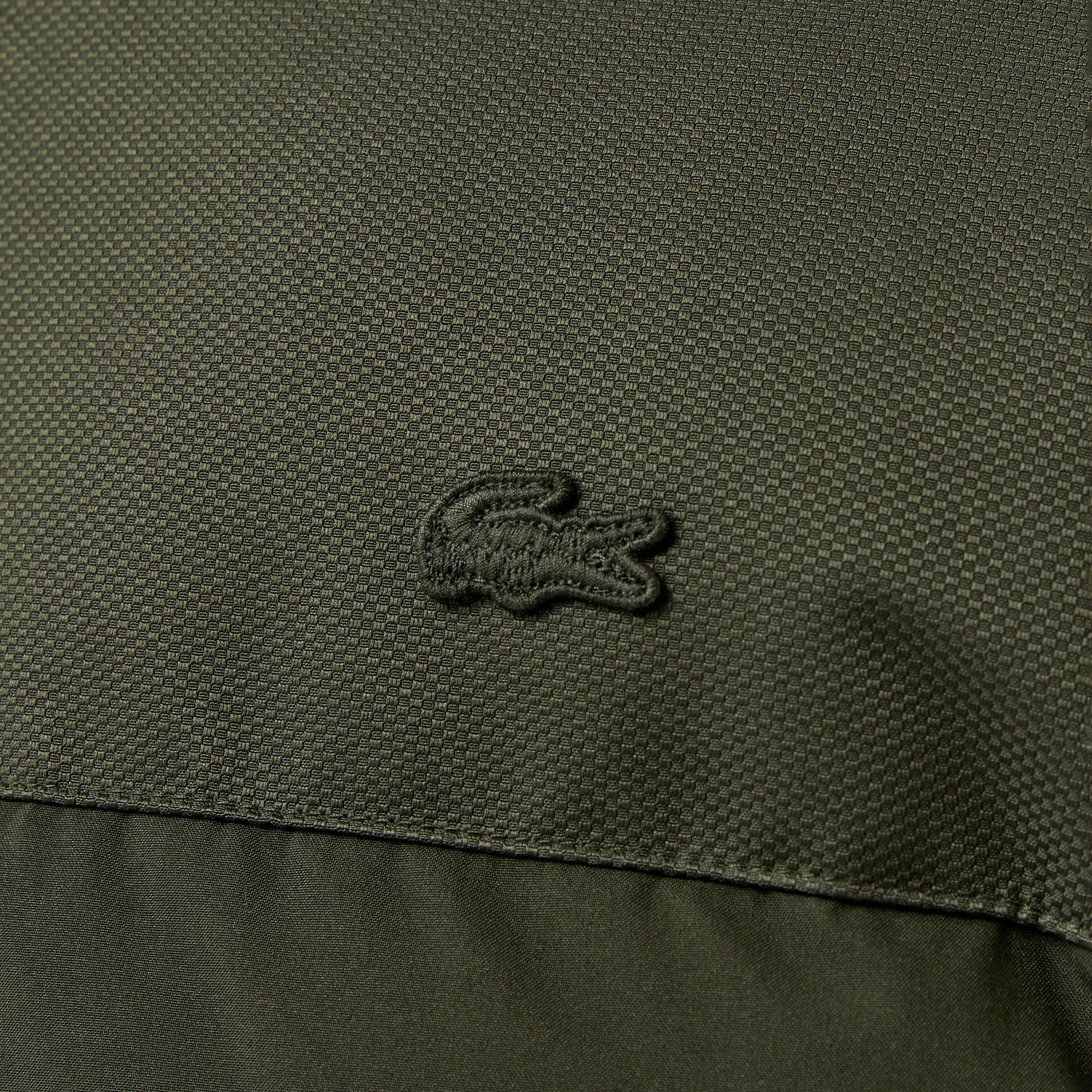 Lacoste Erkek Kapüşonlu Koyu Yeşil Şişme Mont