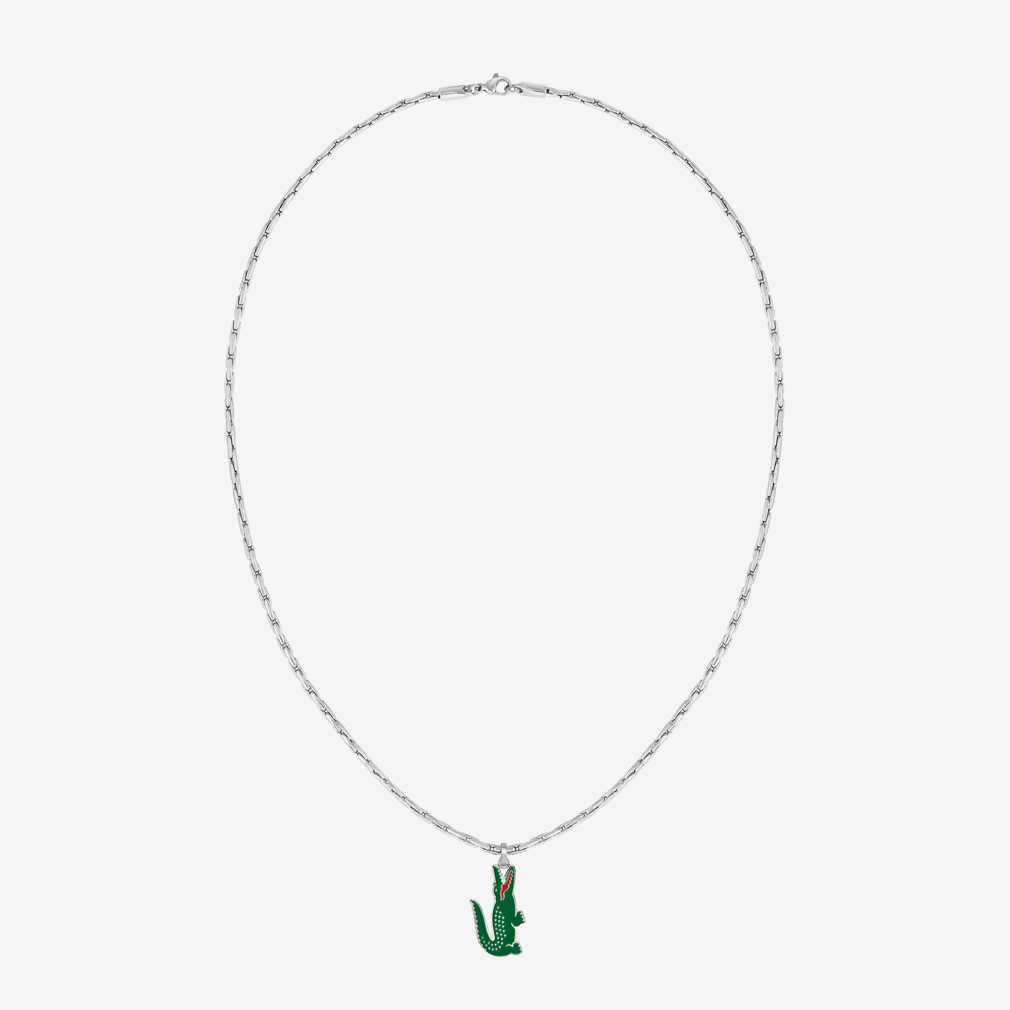 Lacoste Erkek Gri Kolye