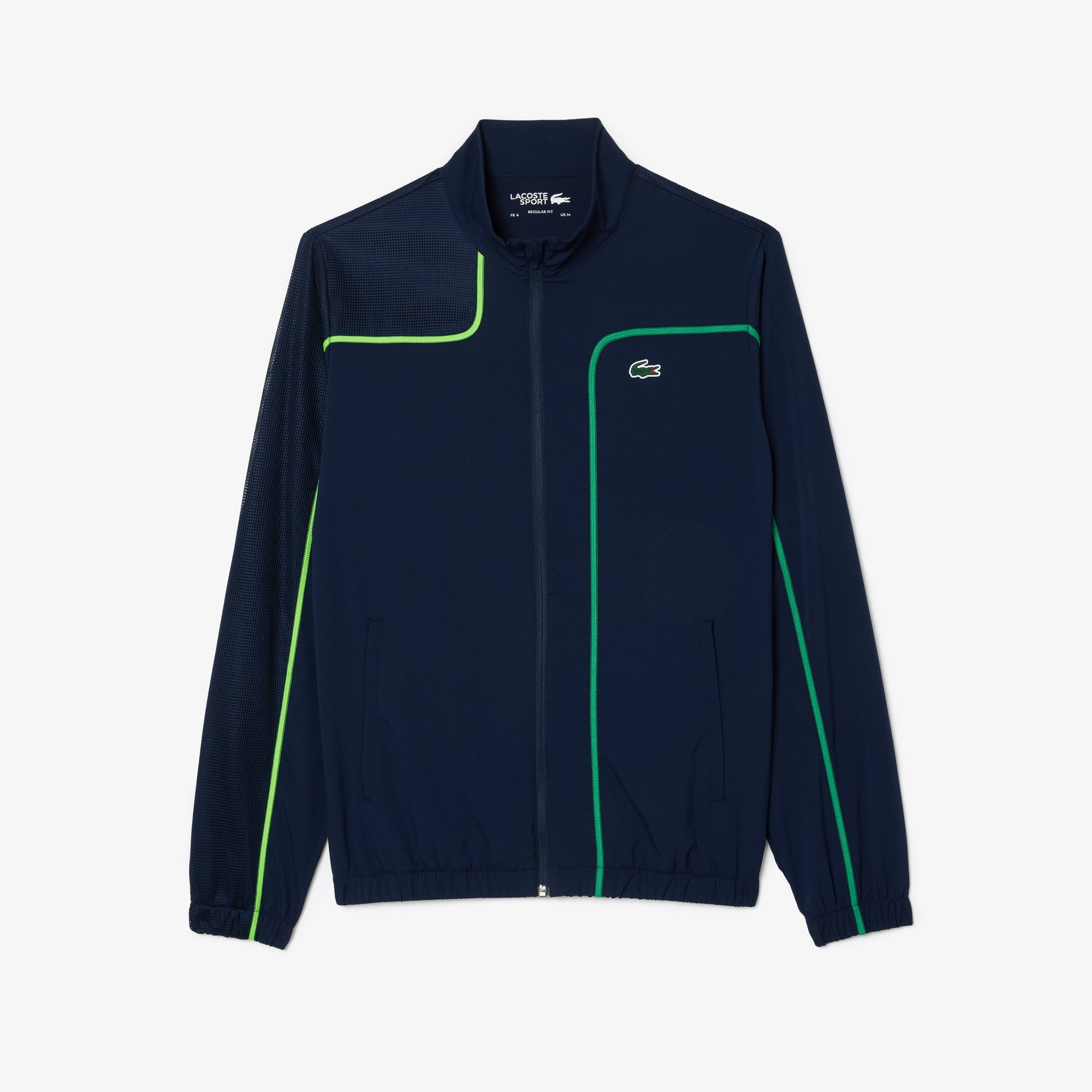 Lacoste Erkek Regular Fit Fermuarlı Yaka Renk Bloklu Lacivert Eşofman Takımı