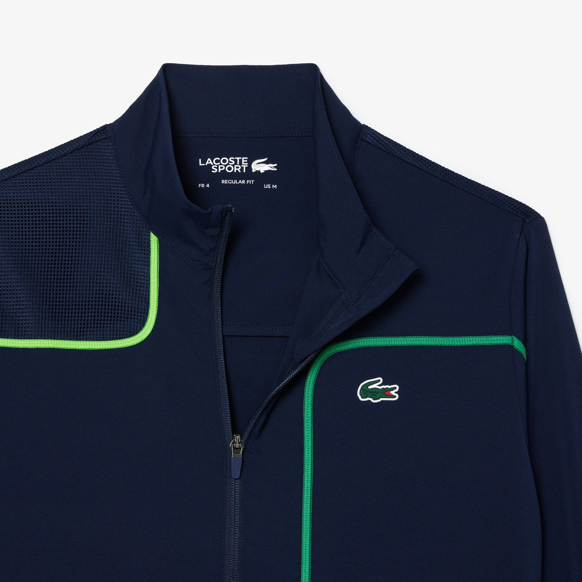 Lacoste Erkek Regular Fit Fermuarlı Yaka Renk Bloklu Lacivert Eşofman Takımı