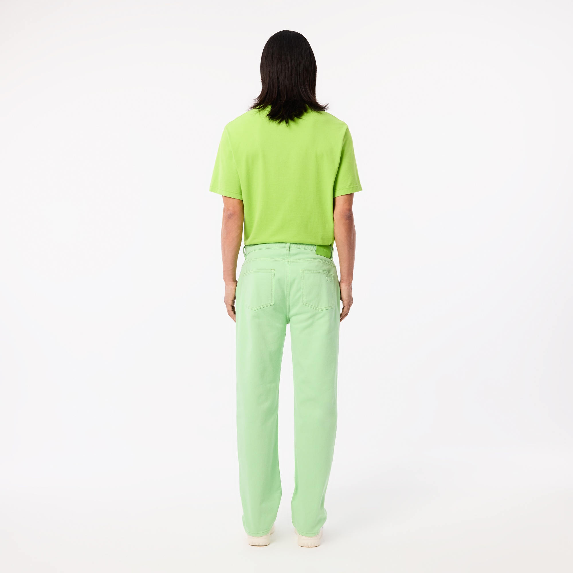 Lacoste Erkek Straight Fit Denim Yeşil Pantolon