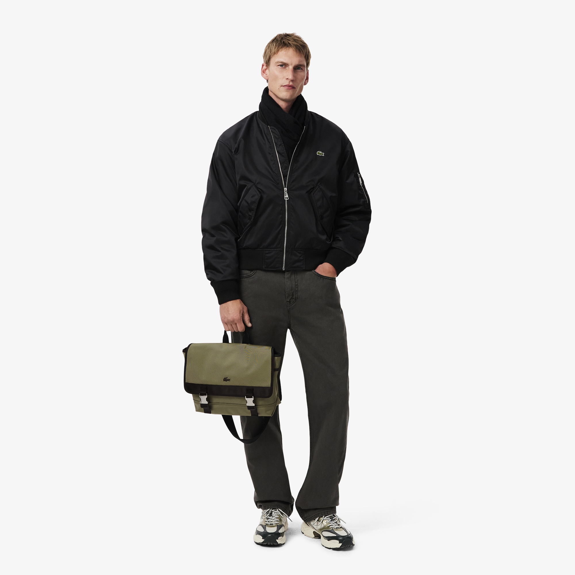 Lacoste Kome Erkek Haki Postacı Çantası