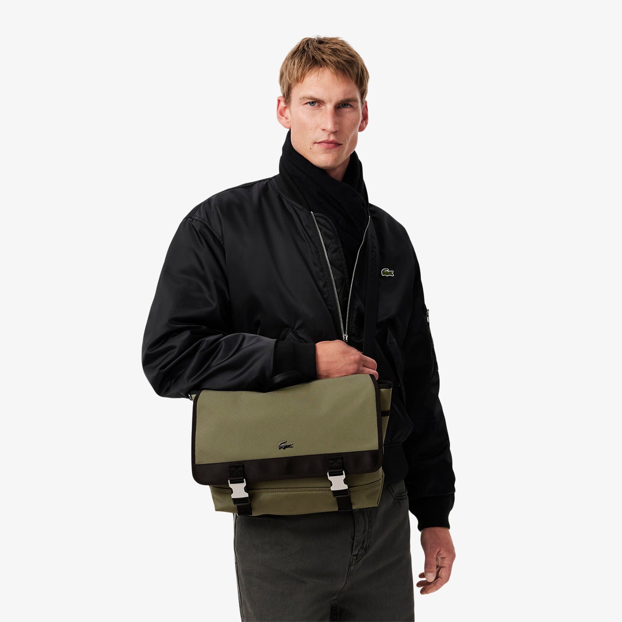 Lacoste Kome Erkek Haki Postacı Çantası