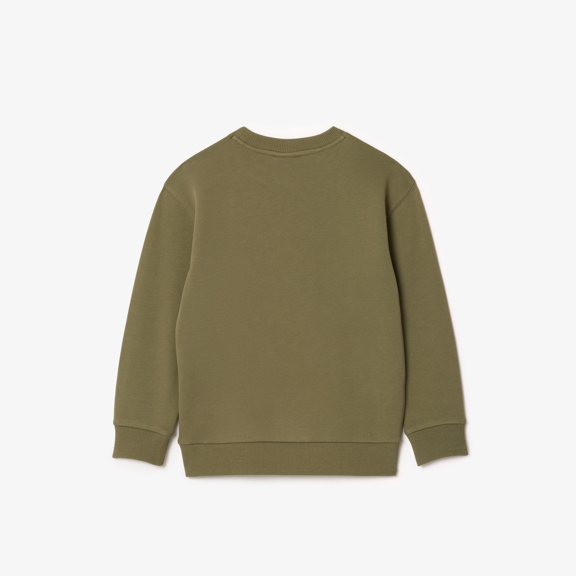Lacoste Çocuk Bisiklet Yaka Baskılı Haki Sweatshirt görsel 6