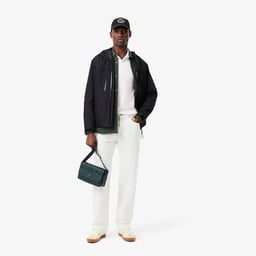 Erkek Regular Fit Uzun Kollu Beyaz Paris Polo Beyaz