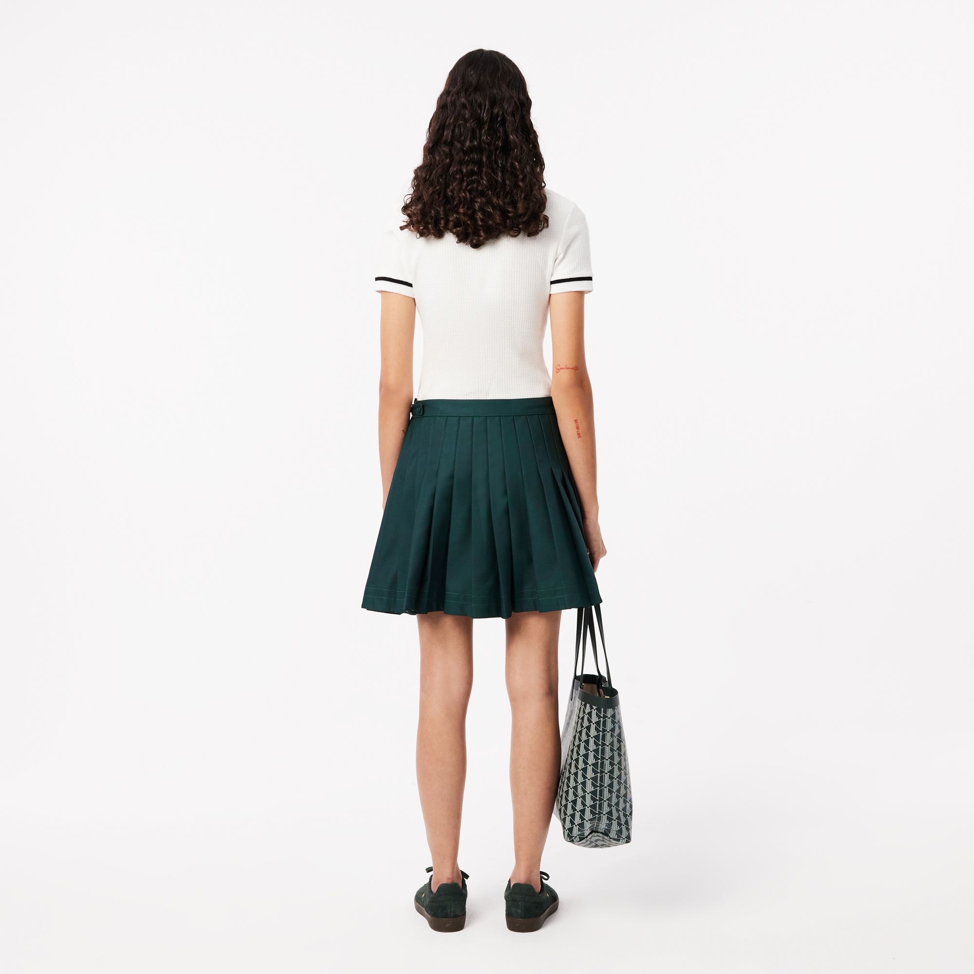 Lacoste Kadın Koyu Yeşil Etek