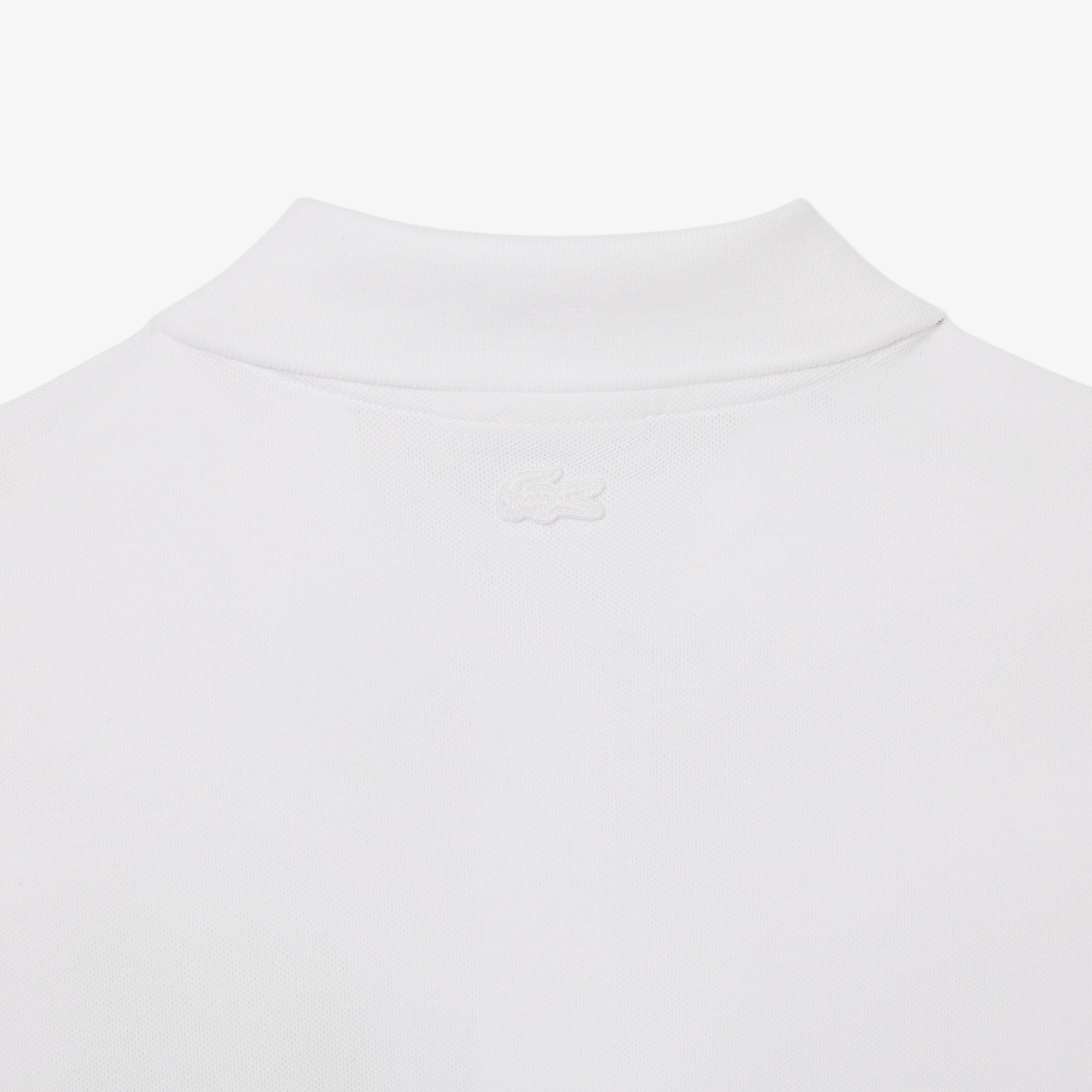 Lacoste Kadın Slim Fit Beyaz Polo