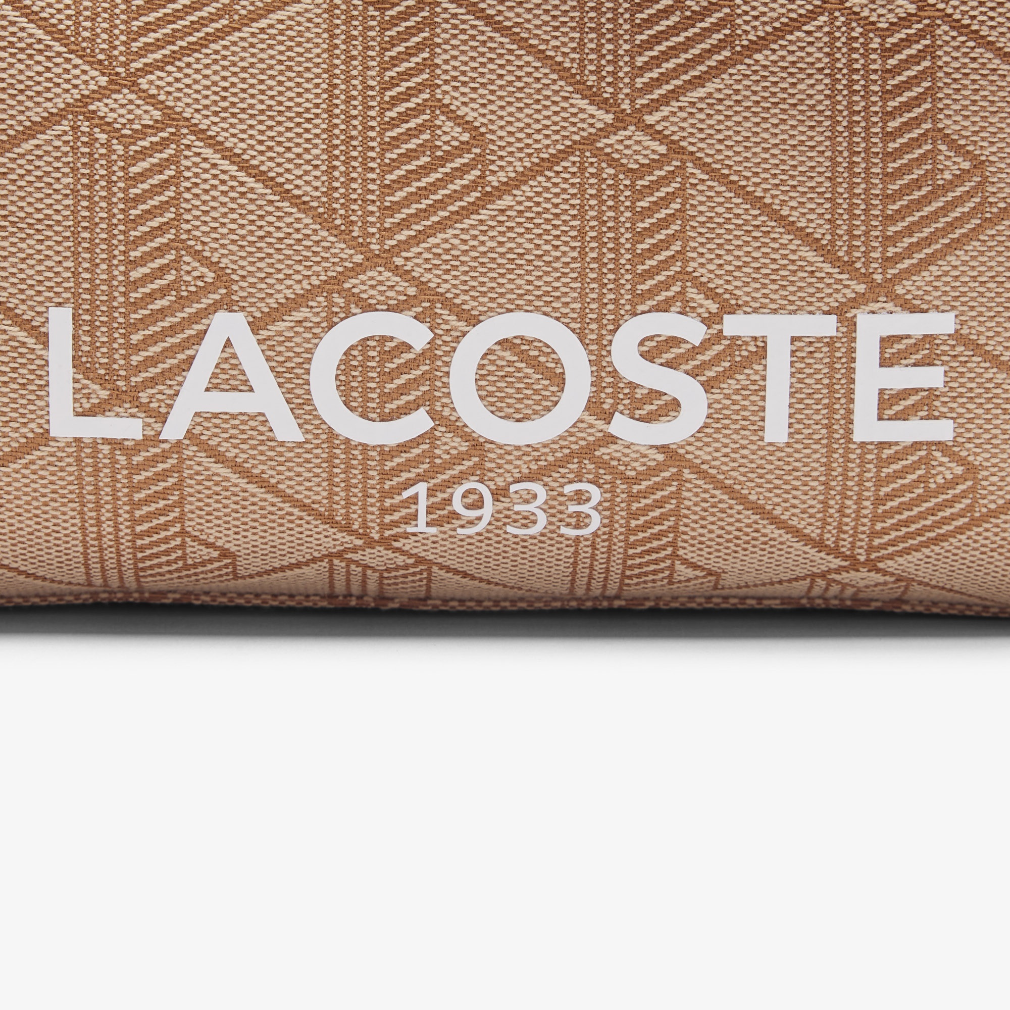 Lacoste Kadın Monogram Bej Omuz Çantası