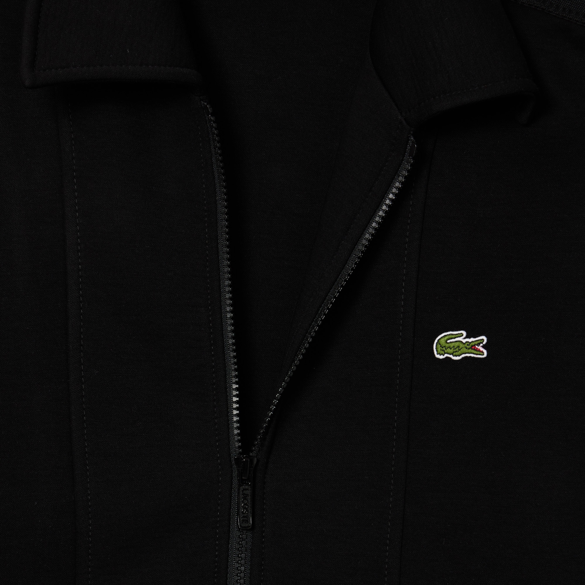 Lacoste Erkek Regular Fit Fermuarlı Siyah Sweatshirt