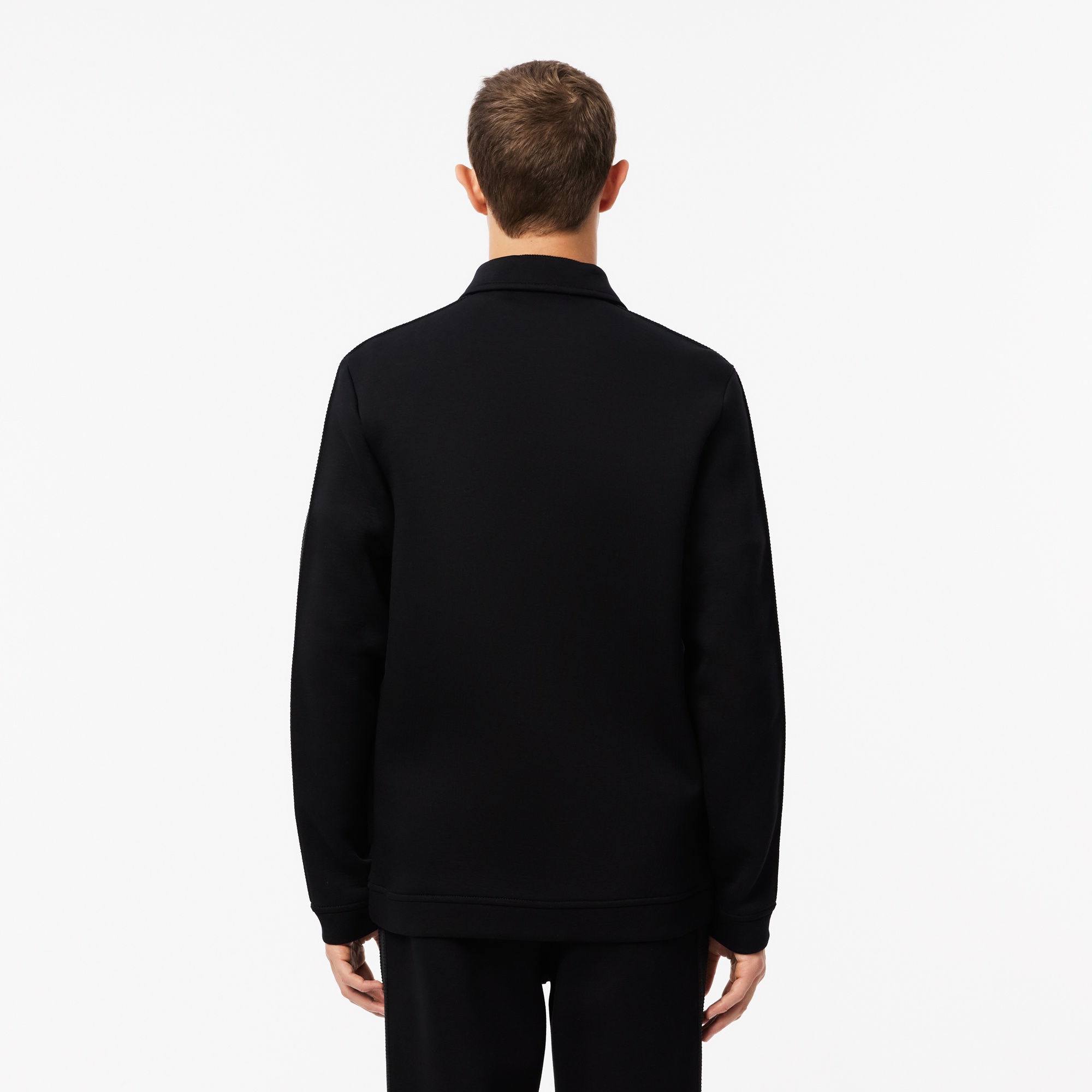 Lacoste Erkek Regular Fit Fermuarlı Siyah Sweatshirt