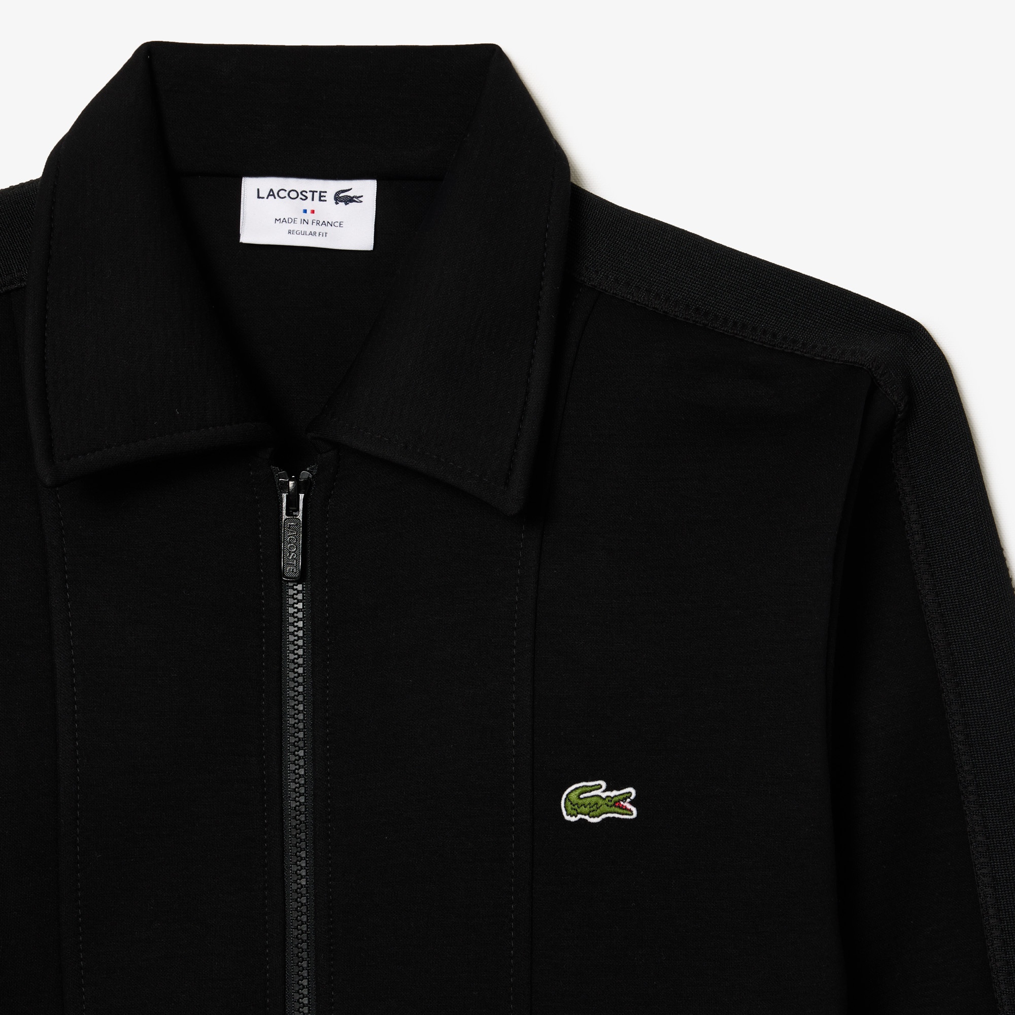 Lacoste Erkek Regular Fit Fermuarlı Siyah Sweatshirt