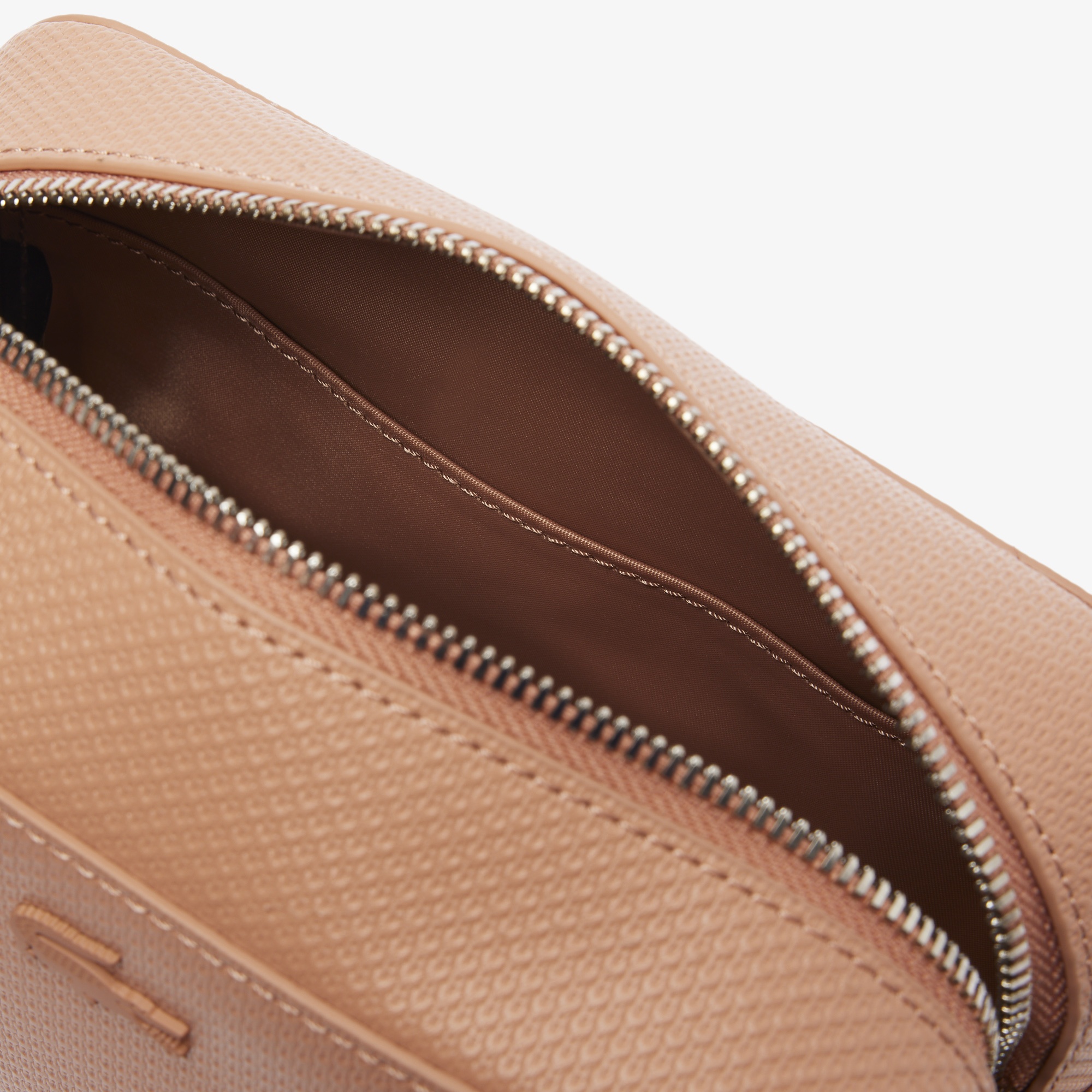 Lacoste Chantaco Kadın Deri Bej Postacı Çantası